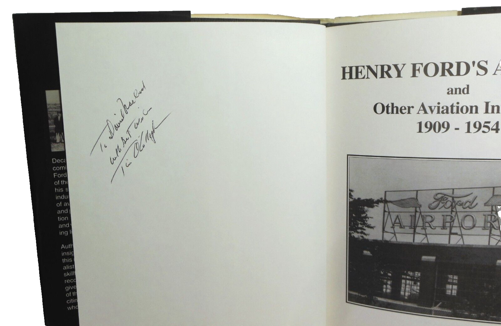 Henry Ford Airport Aviation Interests Stout Metal Airplane Company SIGNED 1st HB