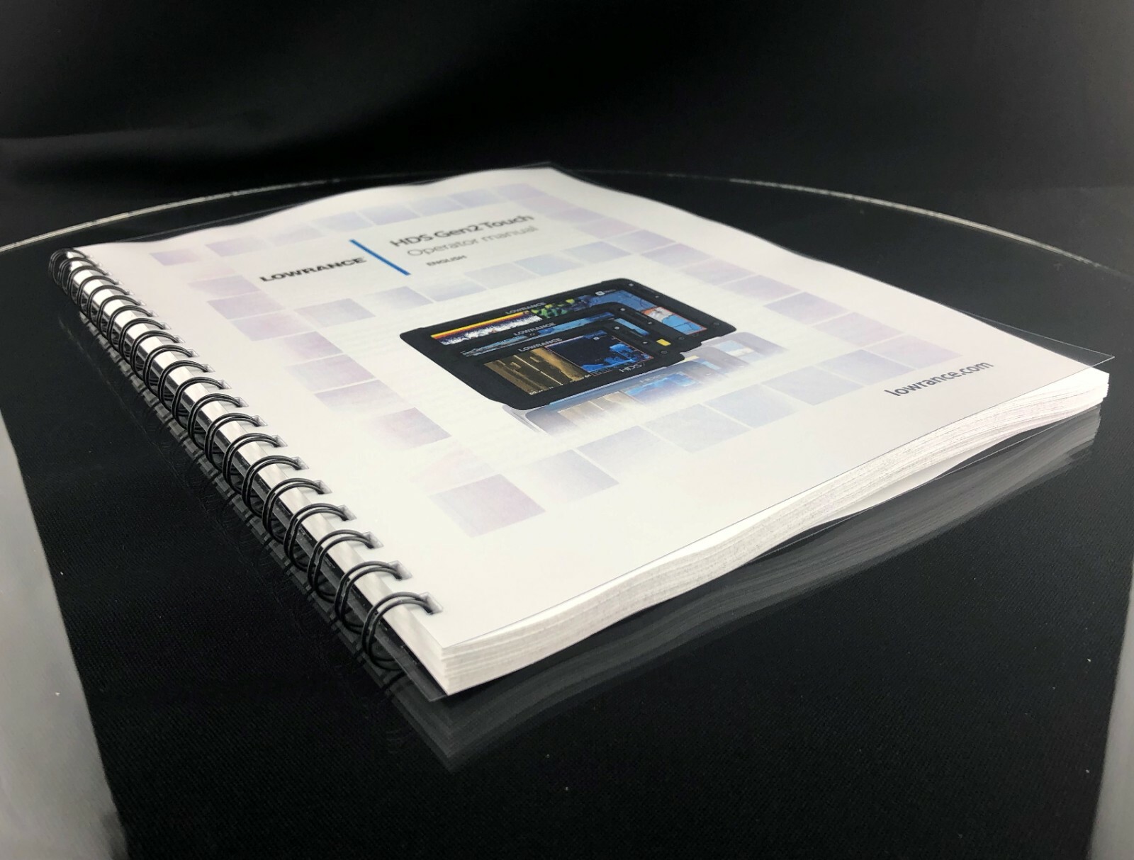 Lowrance HDS Gen 2 Touch Operator Manual User Guide Instructions COIL BOUND