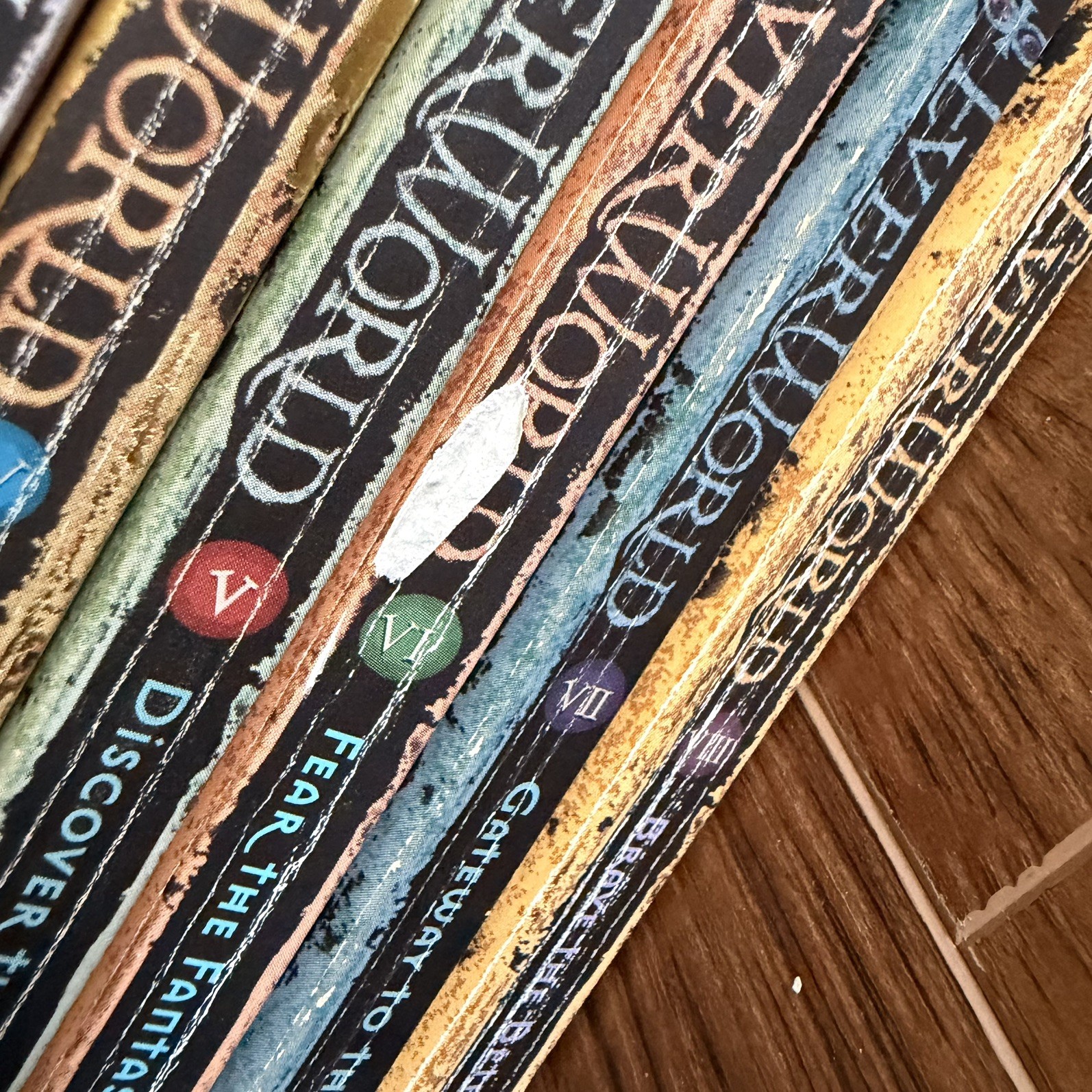 Everworld 7 Book Lot Set K.A. Applegate books 2-8 of series
