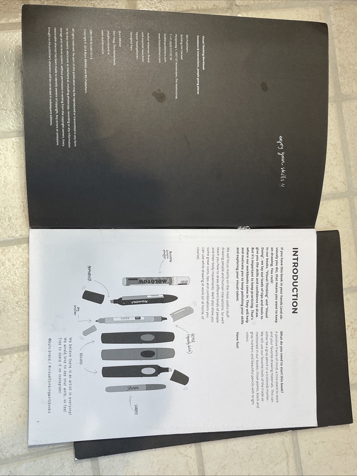 Visual Doing and Visual Thinking Workbooks by Brand Willemien, No Marks On Pages