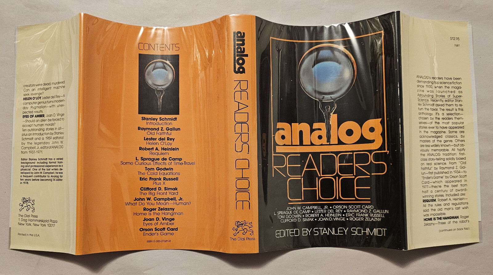 Analog: Readers’ Choice-Stanley Schmidt 1981 1st/1st Dial Press 1st Ender’s Game