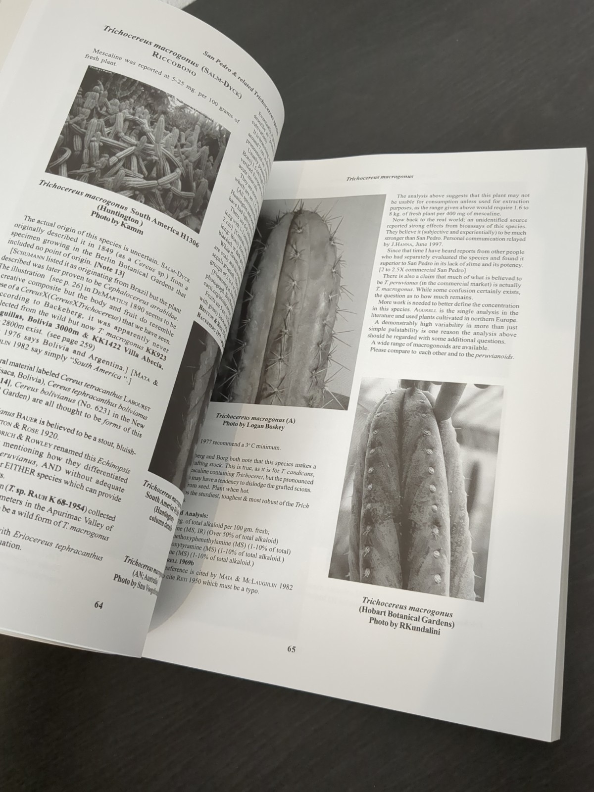 Trout’s Notes on San Pedro Trichocereus + John Allen Ethnobotanical Journal Lot