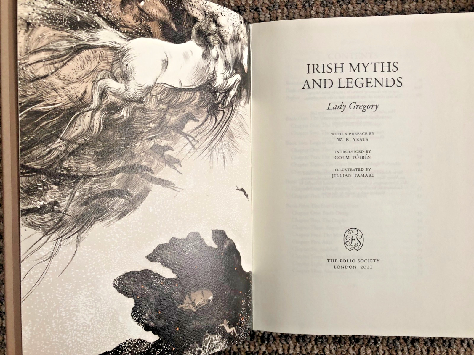 Folio Society, Collectible, fine-binding “Irish Myths and Legends” in slipcase