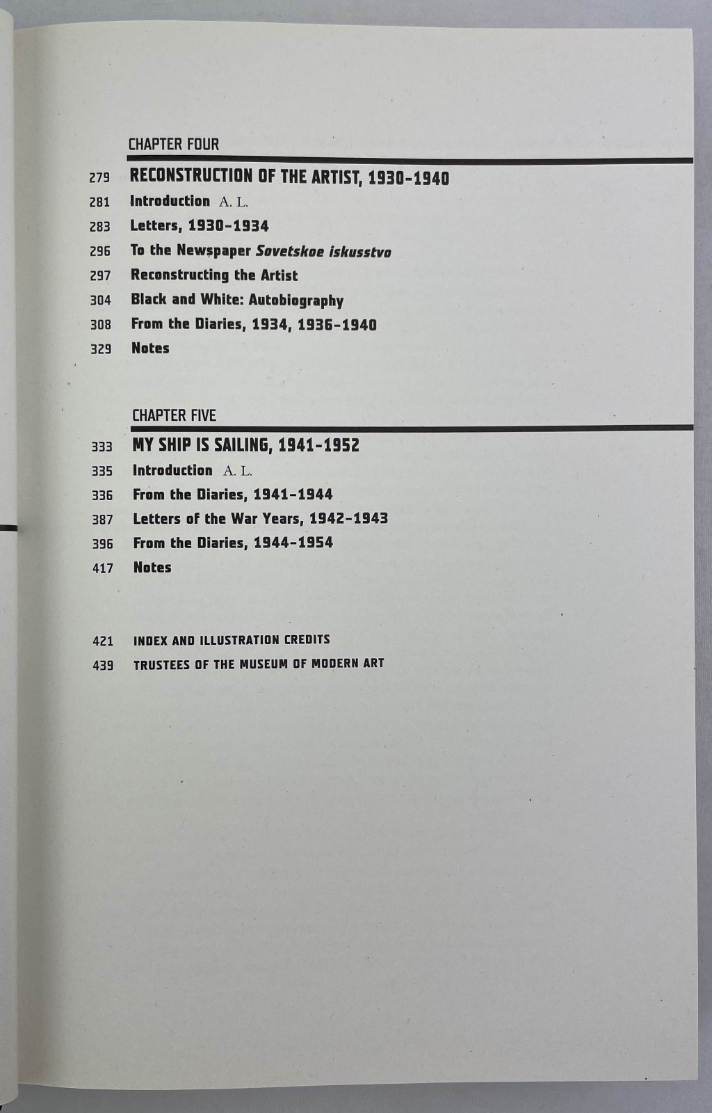Experiments for the Future, Aleksandr Rodchenko, 2005, Writings, HCDJ