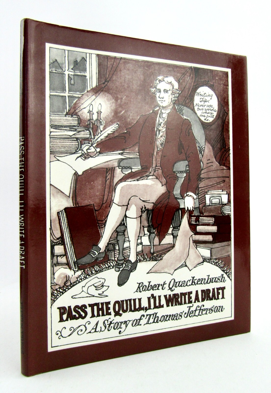 PASS THE QUILL, I’LL WRITE A DRAFT Robert Quackenbush 1989 1st/1st HBDJ Fine L1