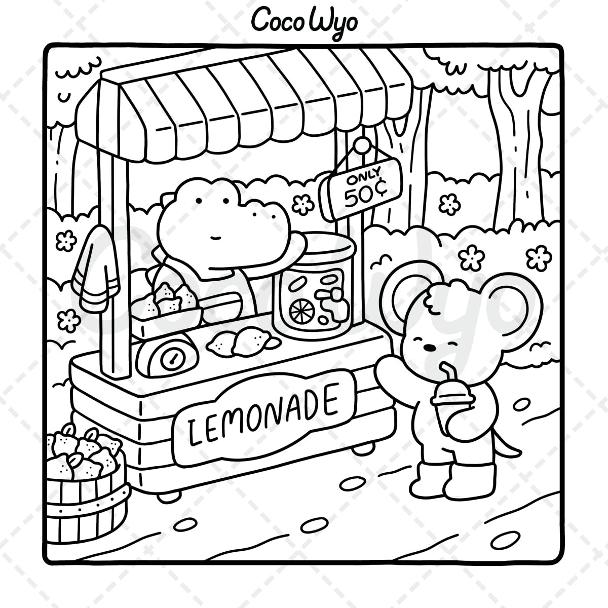 Cozy Friends by Coco Wyo: Cute & Comfy Coloring Book | Paperback