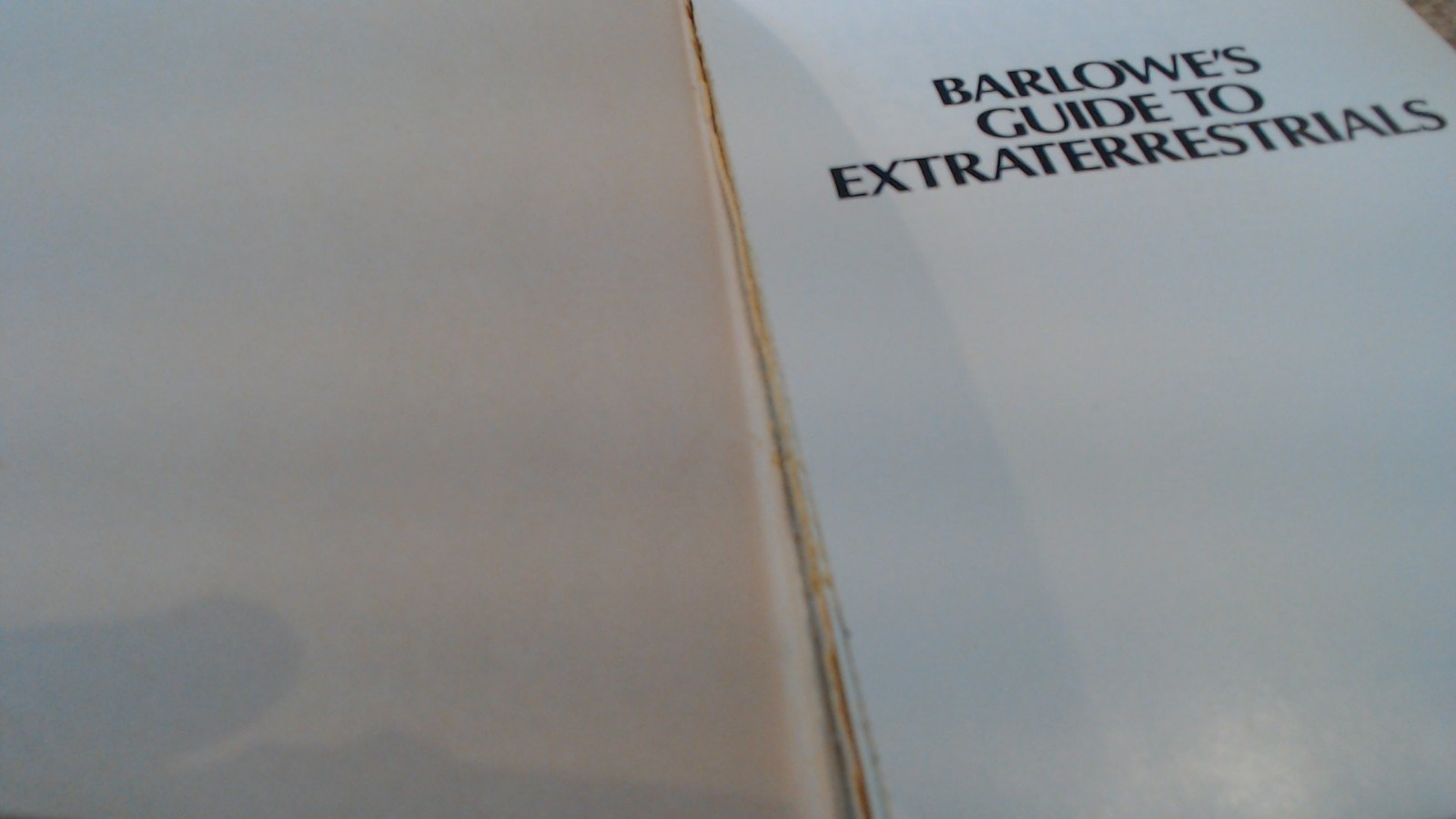Barlowe’s Guide to Extraterrestrials-Wayne Douglas Barlowe-1979 First Printing