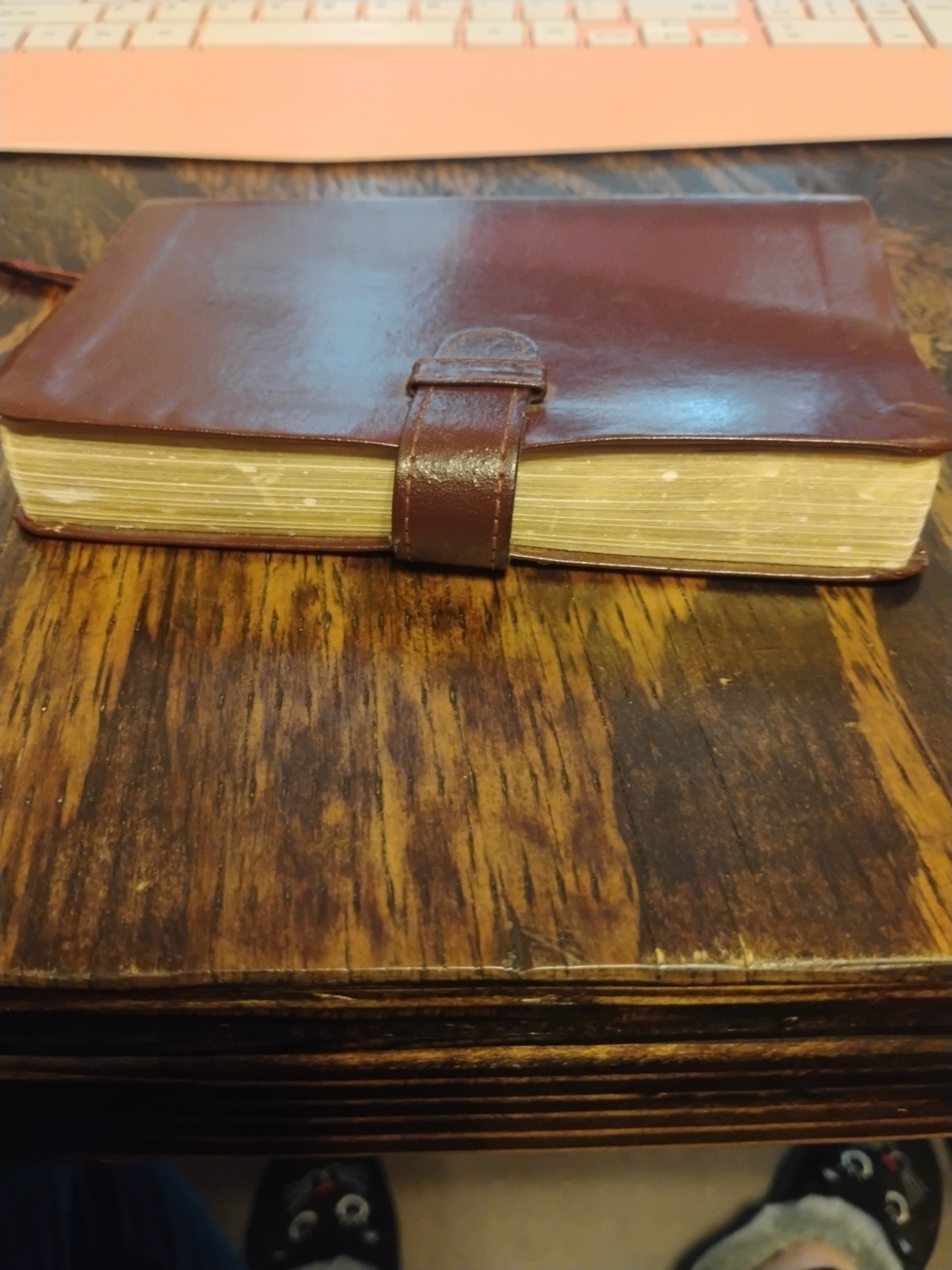 Slimline Reference Bible NLT New Living Translation by Tyndale Burgundy leather