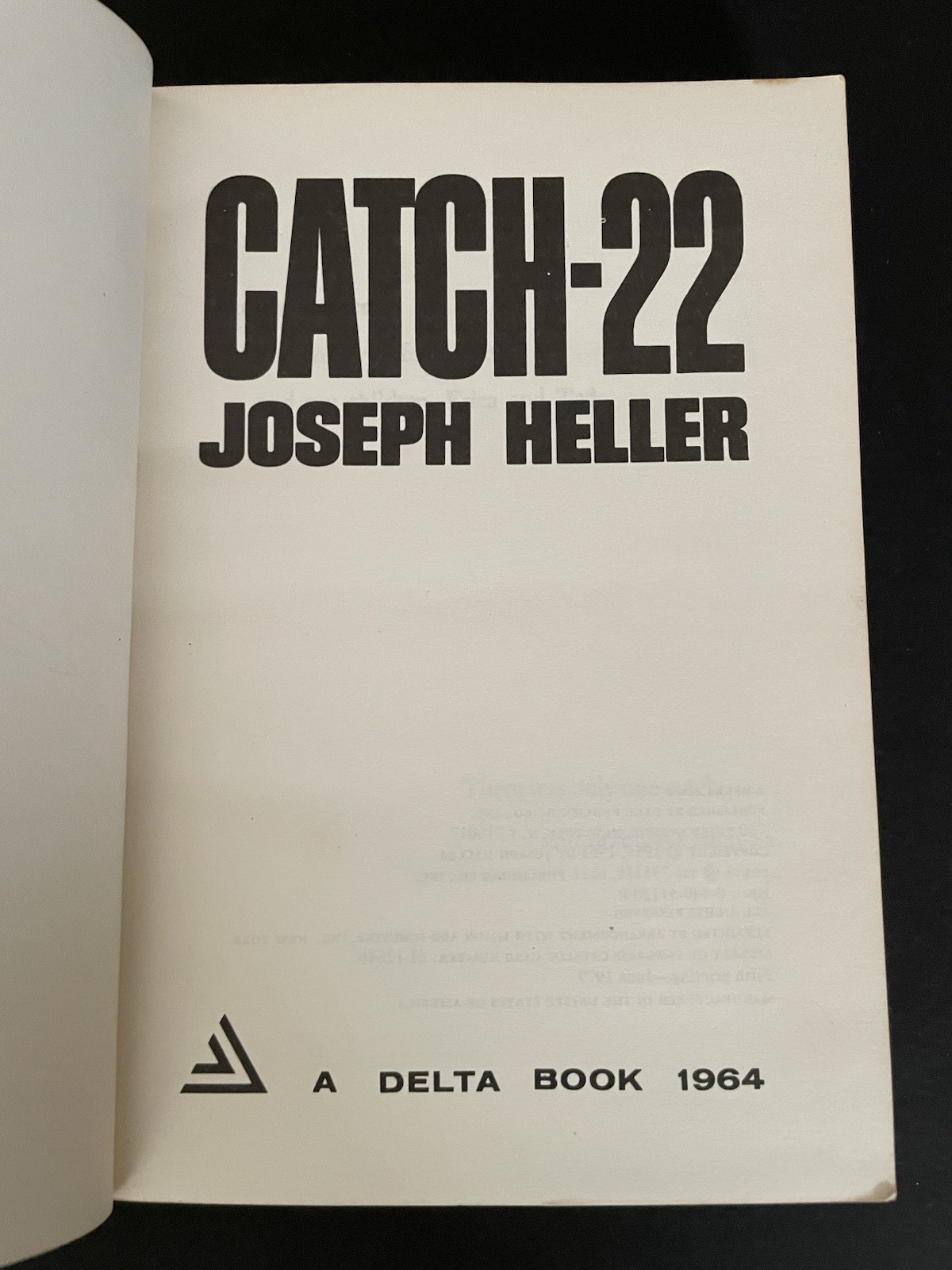 SIGNED Joseph Heller Catch-22 (5th Printing 1979)