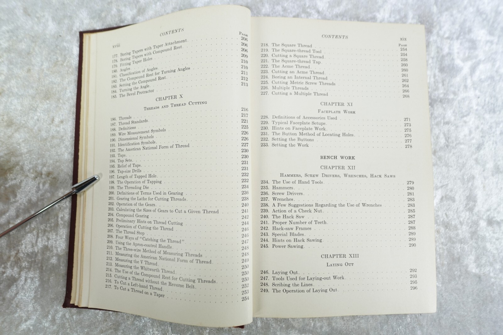 Machine Tool Operation Part I Henry Burghardt 1936 HC The Lathe – Bench – Forge