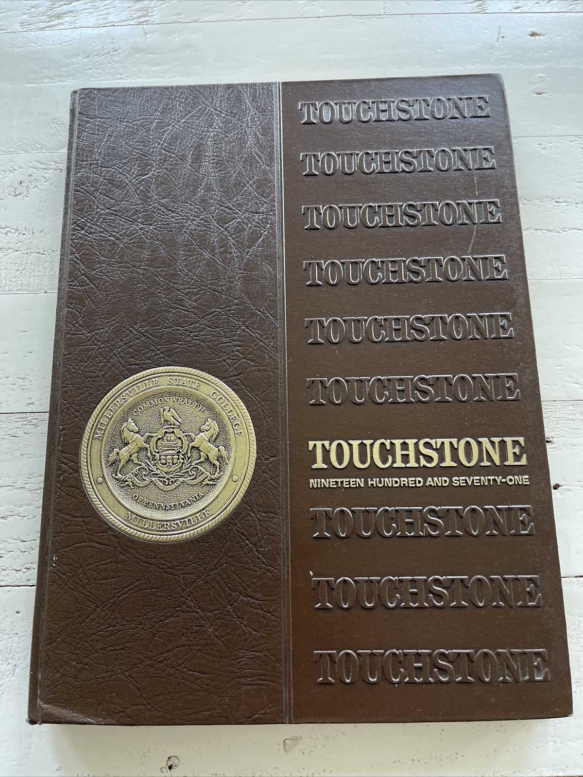 Touchstone 1971 Millersville State College Yearbook HC Pennsylvania