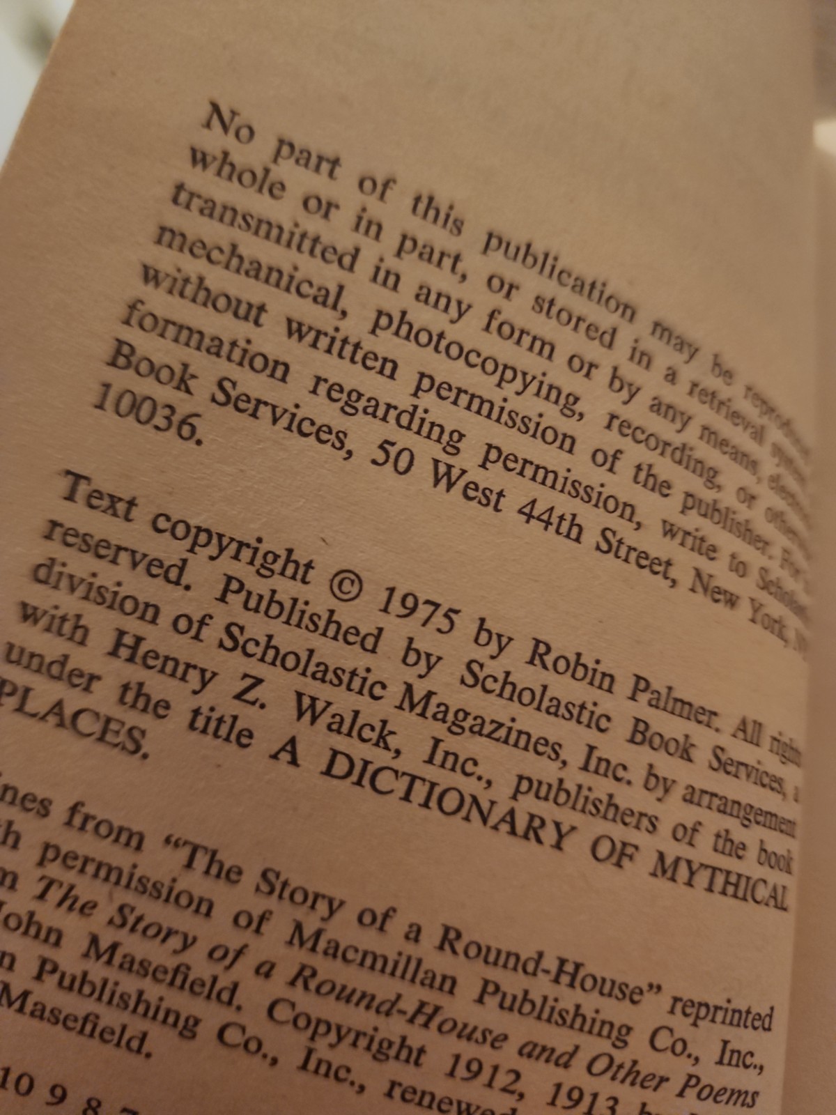 Demons, Monsters and Abodes of the Dead, Robin Palmer Dict. of Mythical Places