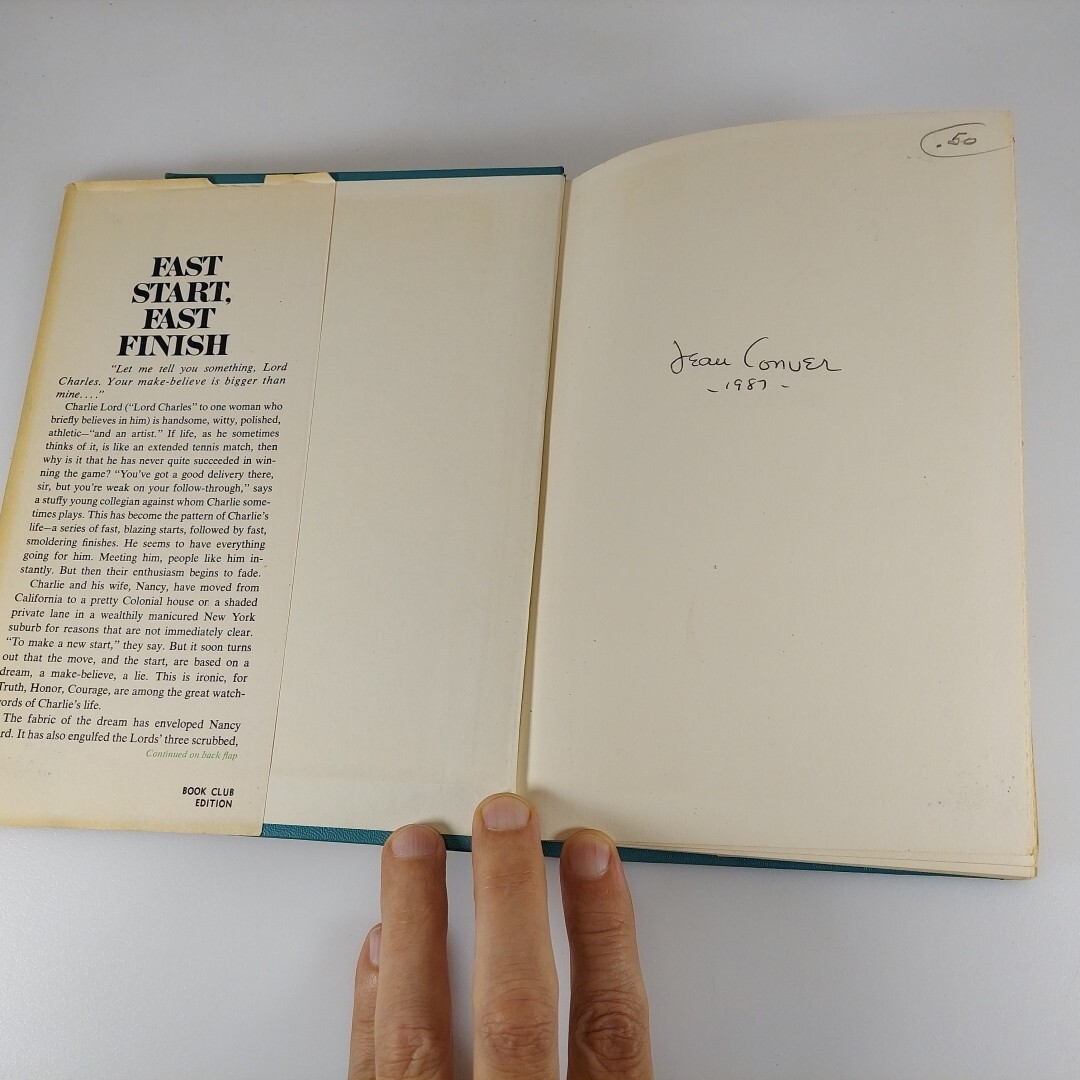 Fast Start, Fast Finish by Stephen Birmingham 1966 New American Library HCDJ BCE