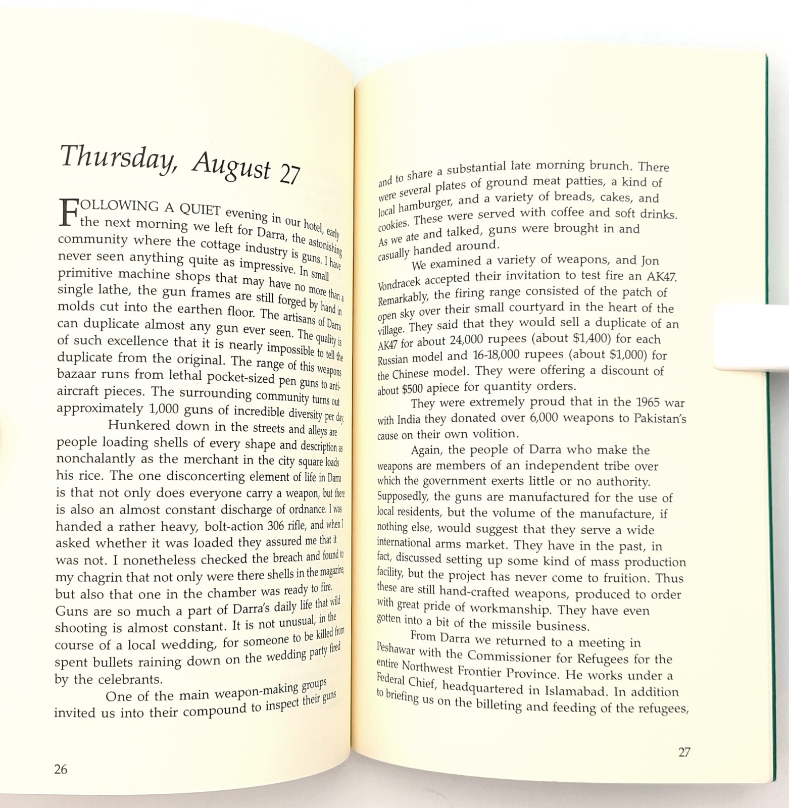 Passage to Pakistan: Marsahll Coyne’s Journey to Pakistan August 1987 Diplomacy