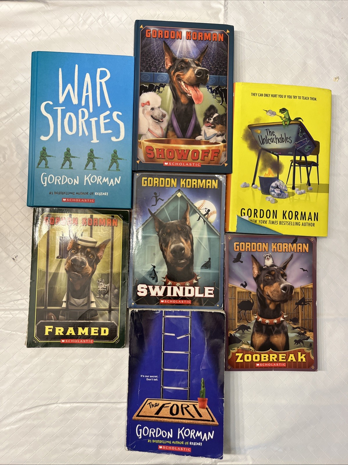 Gordon Korman – 7 Book Lot