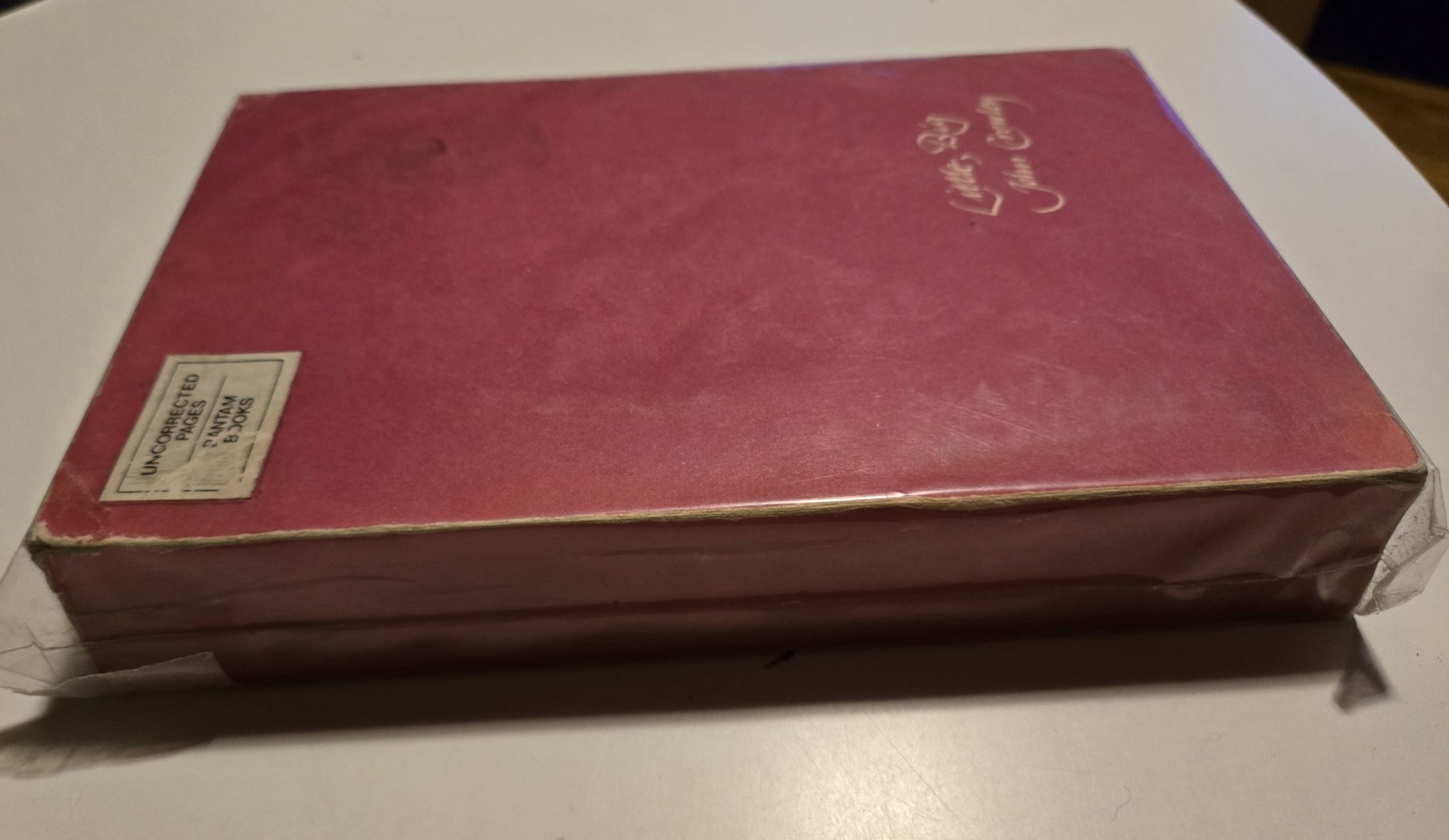 UNCORRECTED PROOF Little Big John Crowley 1981 with letter from Bantam Books ARC