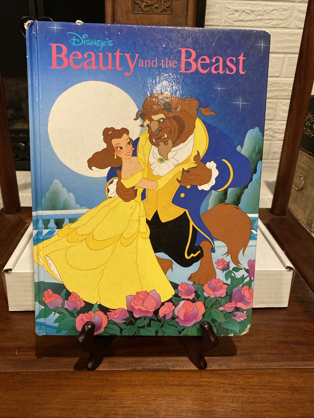 Beauty and the Beast 1991 Walt Disney Classic Children’s Book Large 11.5×8.75″