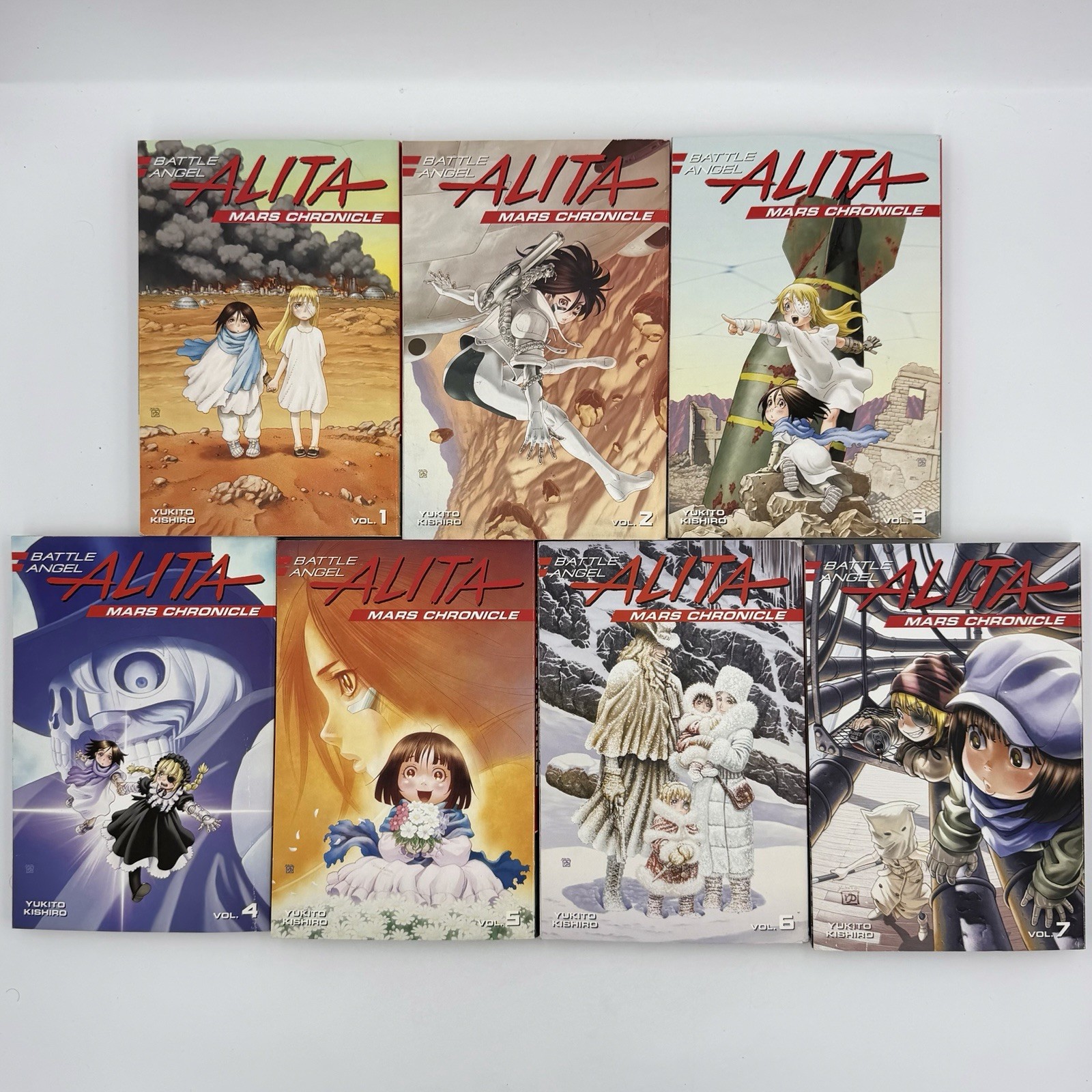 Battle Angel Alita Mars Chronicle vol 1-7 – Yukito Kishiro (Kodansha, 2018-2021)
