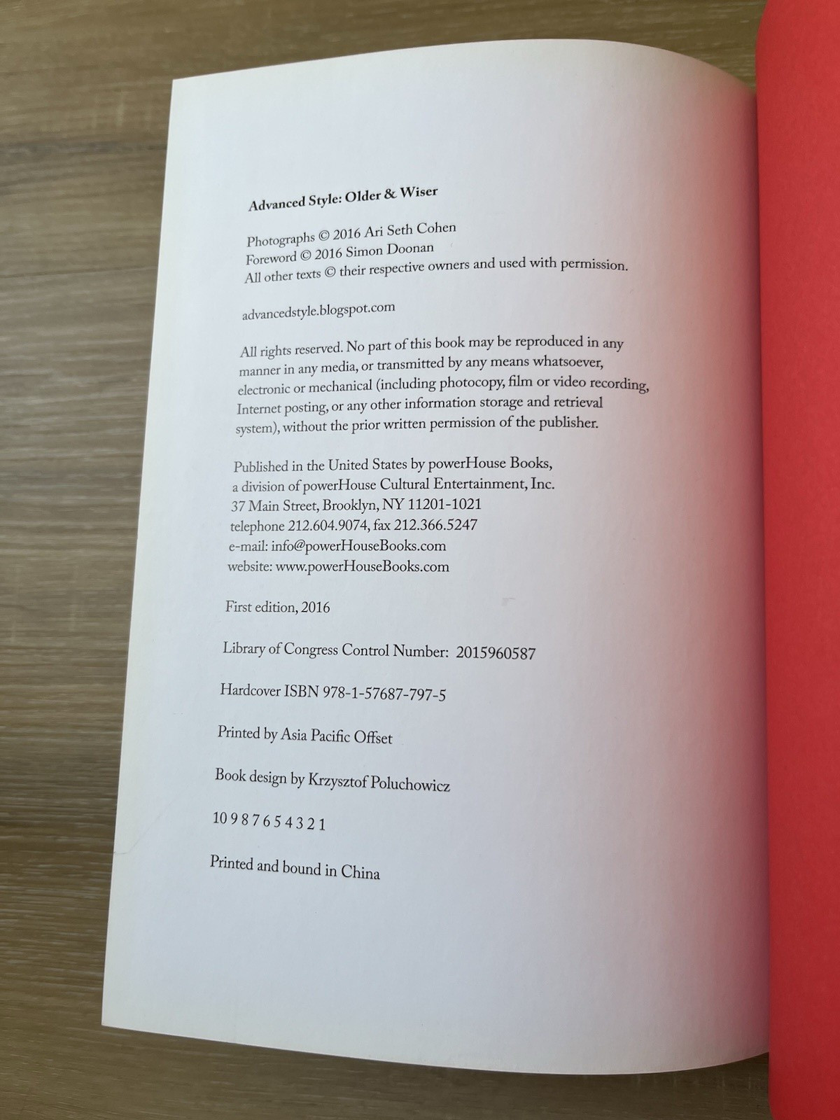 Advanced Style: Older and Wiser Book Hardcover Ari Seth Cohen