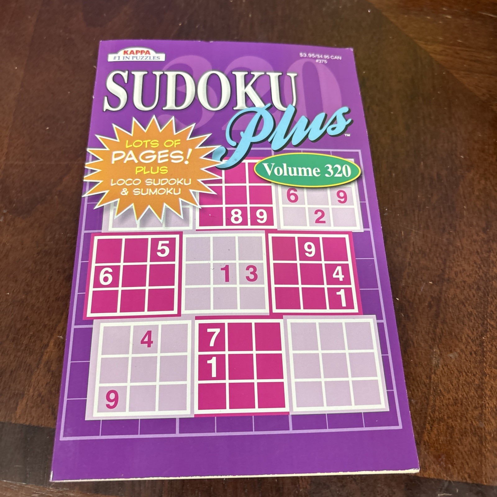 Lot of 2 Kappa Pocket Size Sudoku Plus Puzzle Books Volumes 320 & 321
