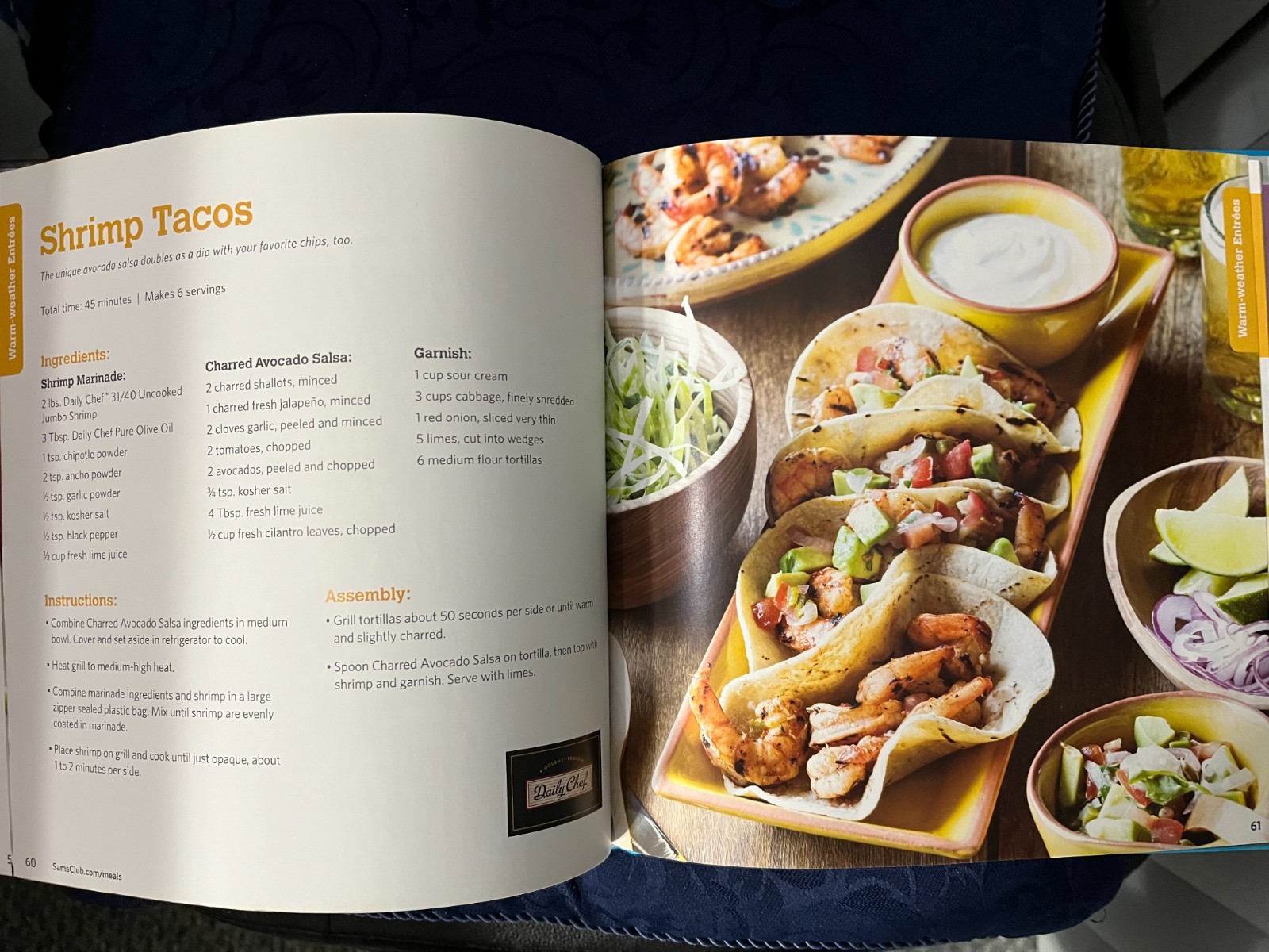 FRESH FAST & FABULOUS 3rd Edition Sam’s Club Cookbook 135 pages NEW