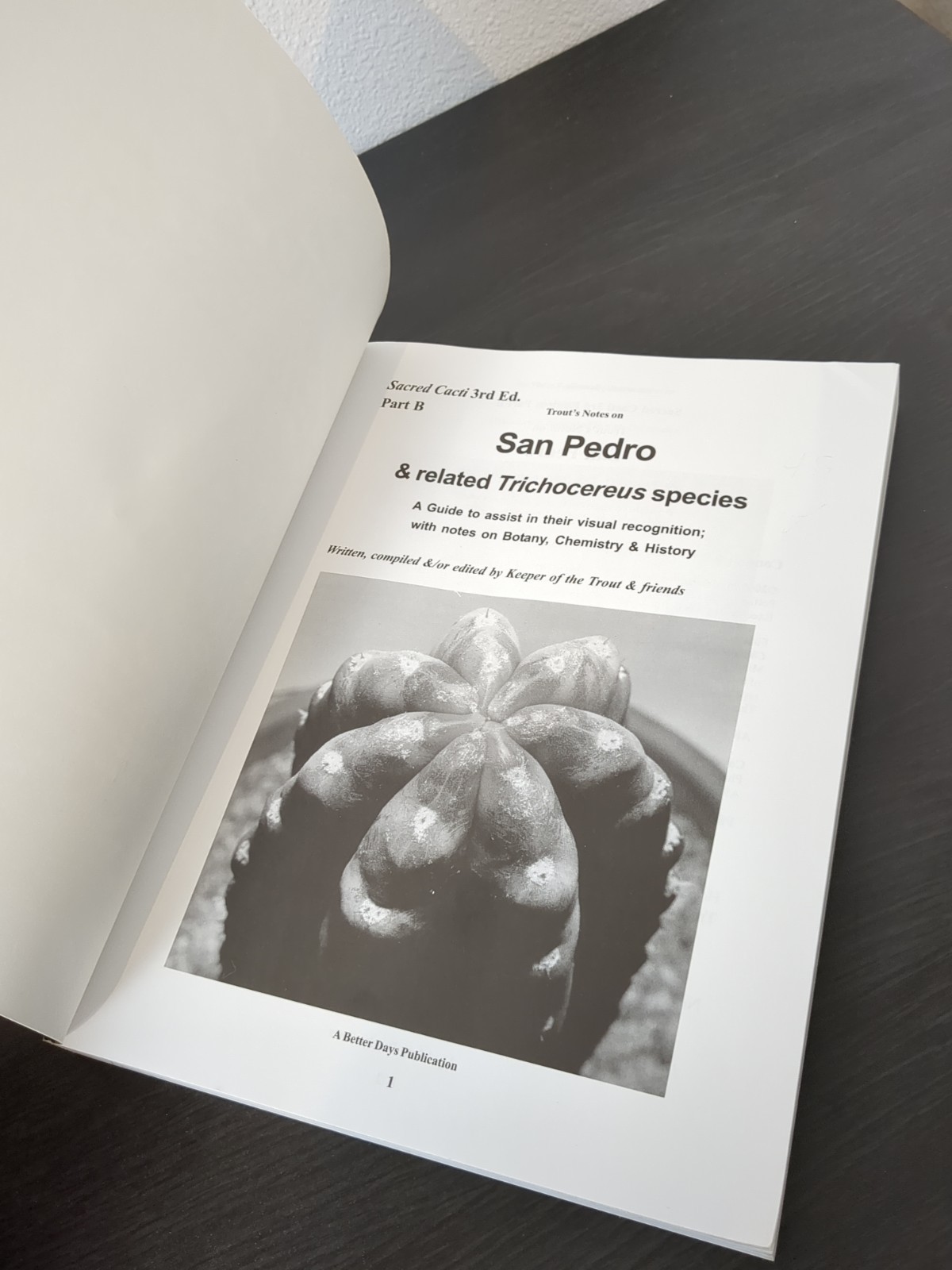 Trout’s Notes on San Pedro Trichocereus + John Allen Ethnobotanical Journal Lot