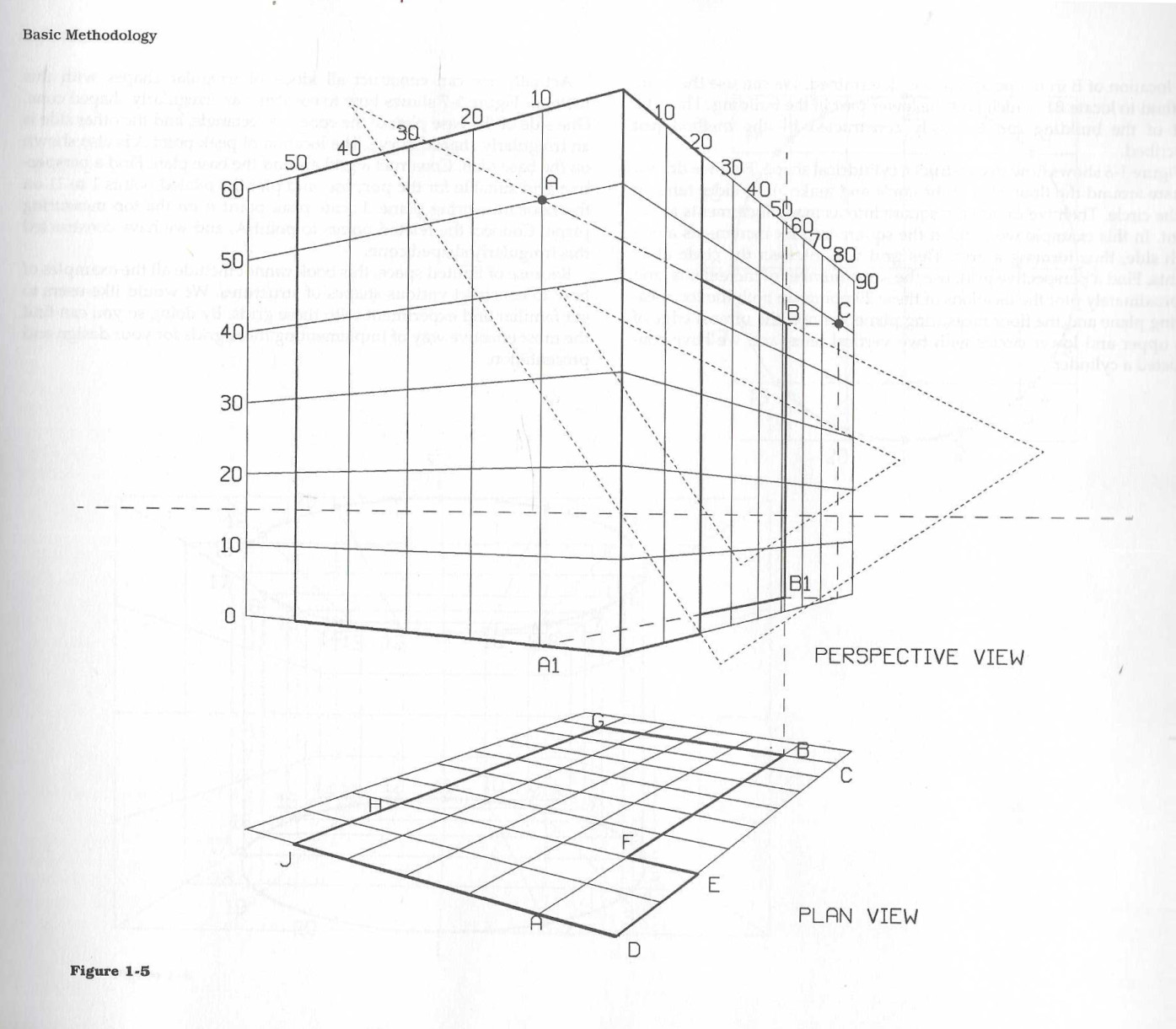 John Chen 1995 Architectural Perspective Grids easy method of 3D Design HC bk VG