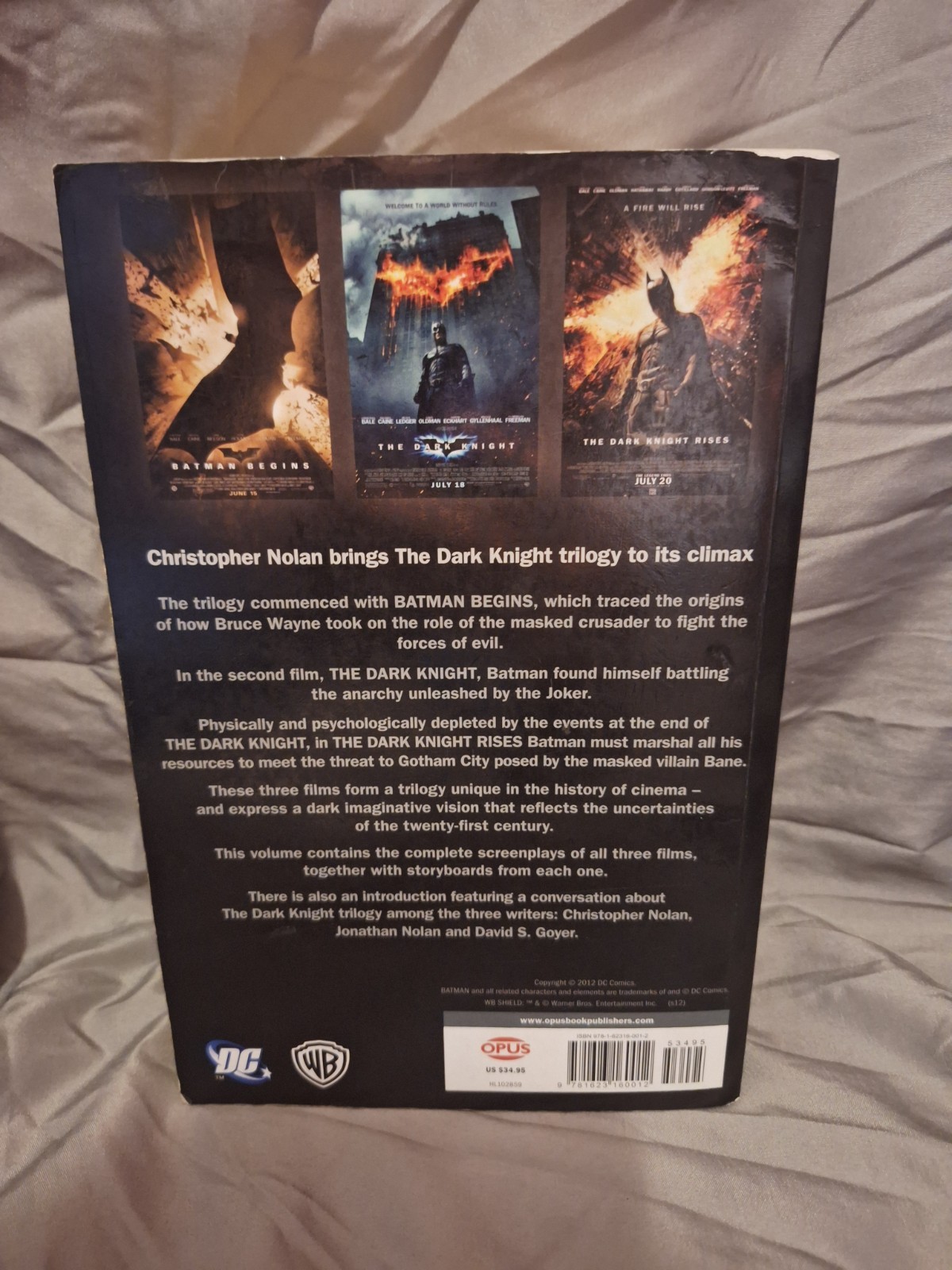 The Dark Knight Trilogy – The Complete Screenplays Paperback