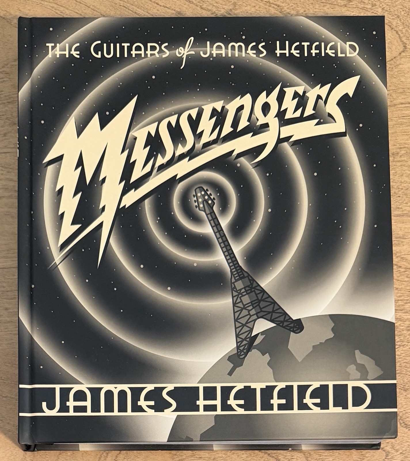 Messengers The Guitars of James Hetfield Hardcover Book Metallica Legend