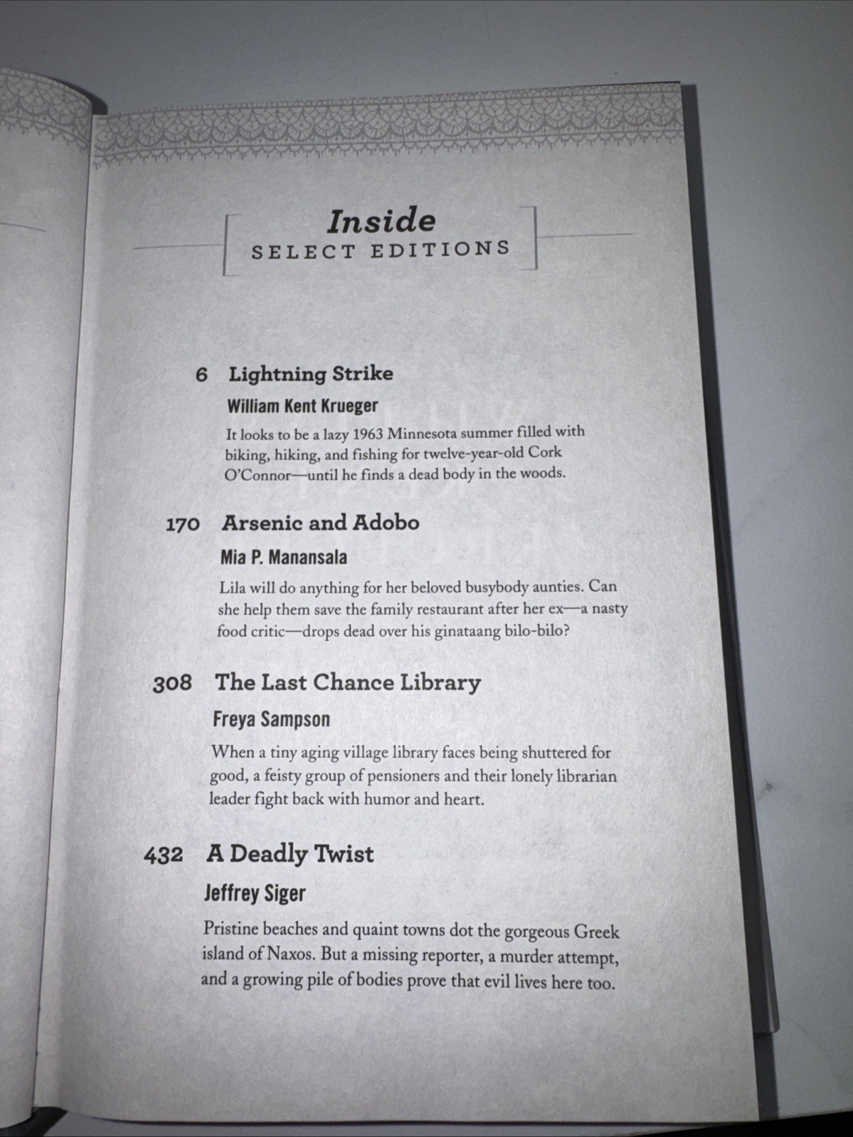 Reader’s Digest Select Editions Hardback 4 different Authors. Edition 383.