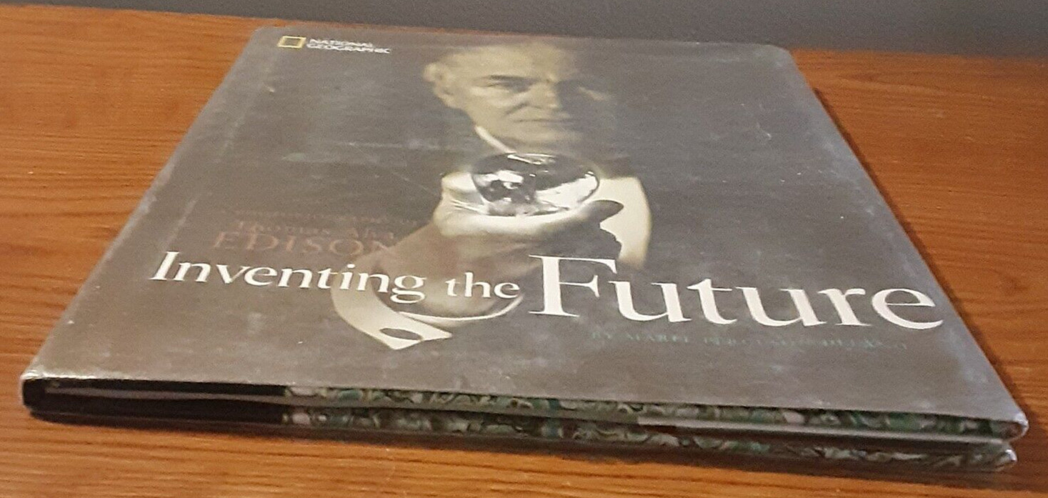 Inventing the Future by Marfe Delano HC 2002 Thomas Edison Photobiograpy Nat Geo