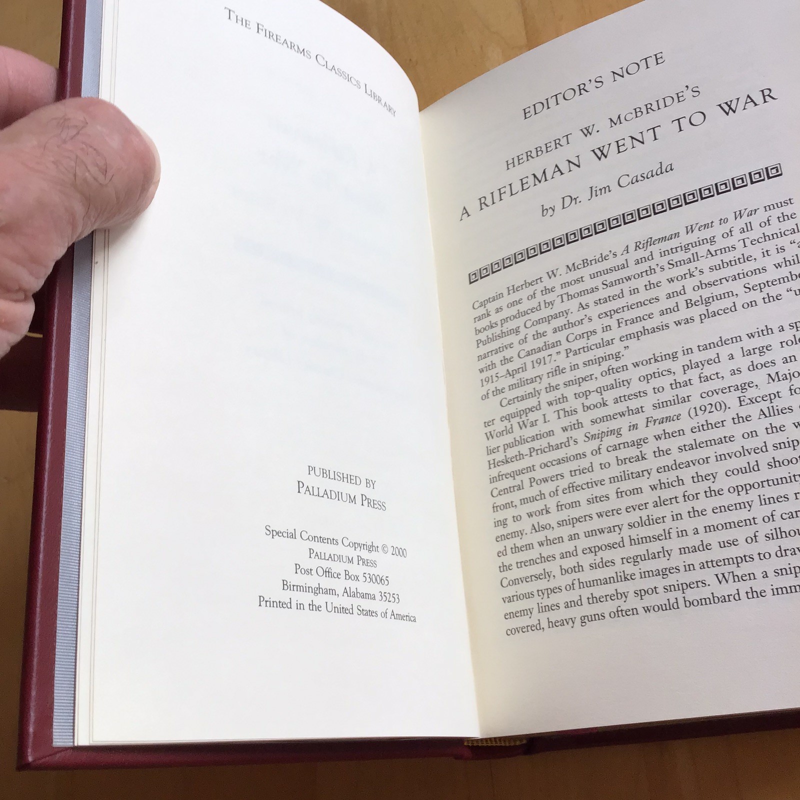 A Rifleman Went To War Leather Bound Special Edition