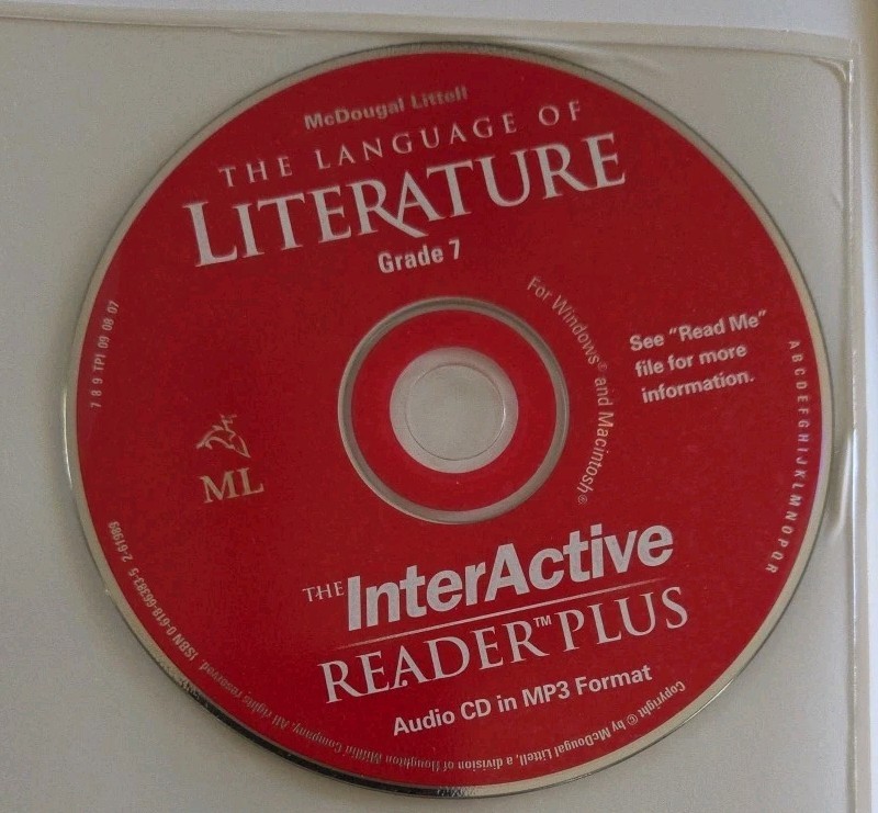 7th Grade – THE INTERACTIVE READER PLUS With Additional Support WITH CD MCDOUGAL