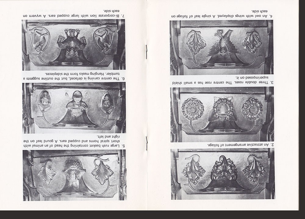Fifteenth Century Misericords in the Collegiate Church of Holy Trinity, Stratf..