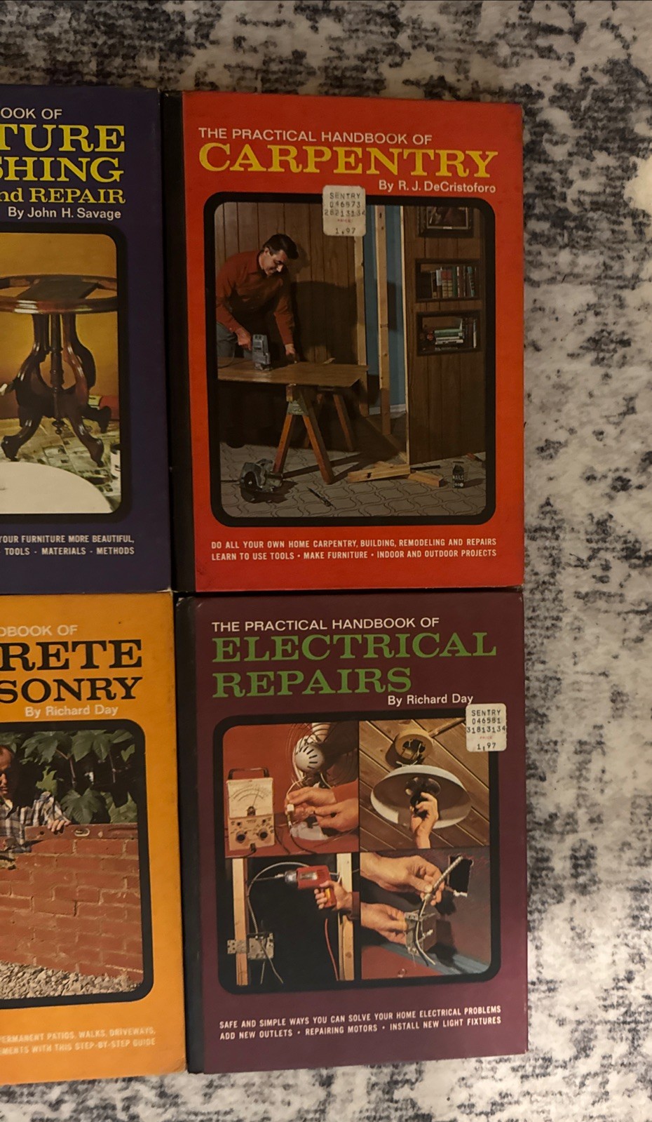 The Practical Handbook Of Carpentry Electrical Home Repair Hardcover Set (6)