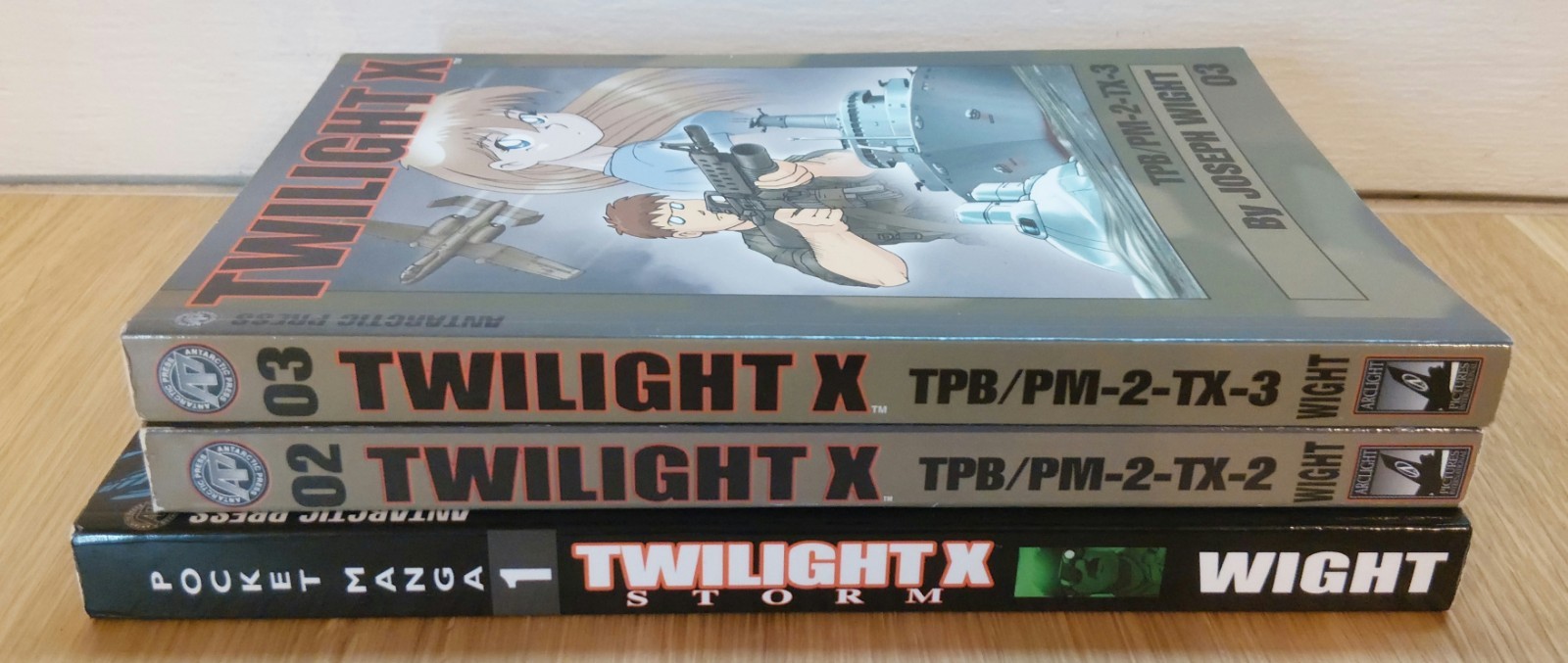 Twilight X Manga Volume TPB/PM-2-TX-1 & 2 Storm Wight Antarctic Press OOP Rare 3