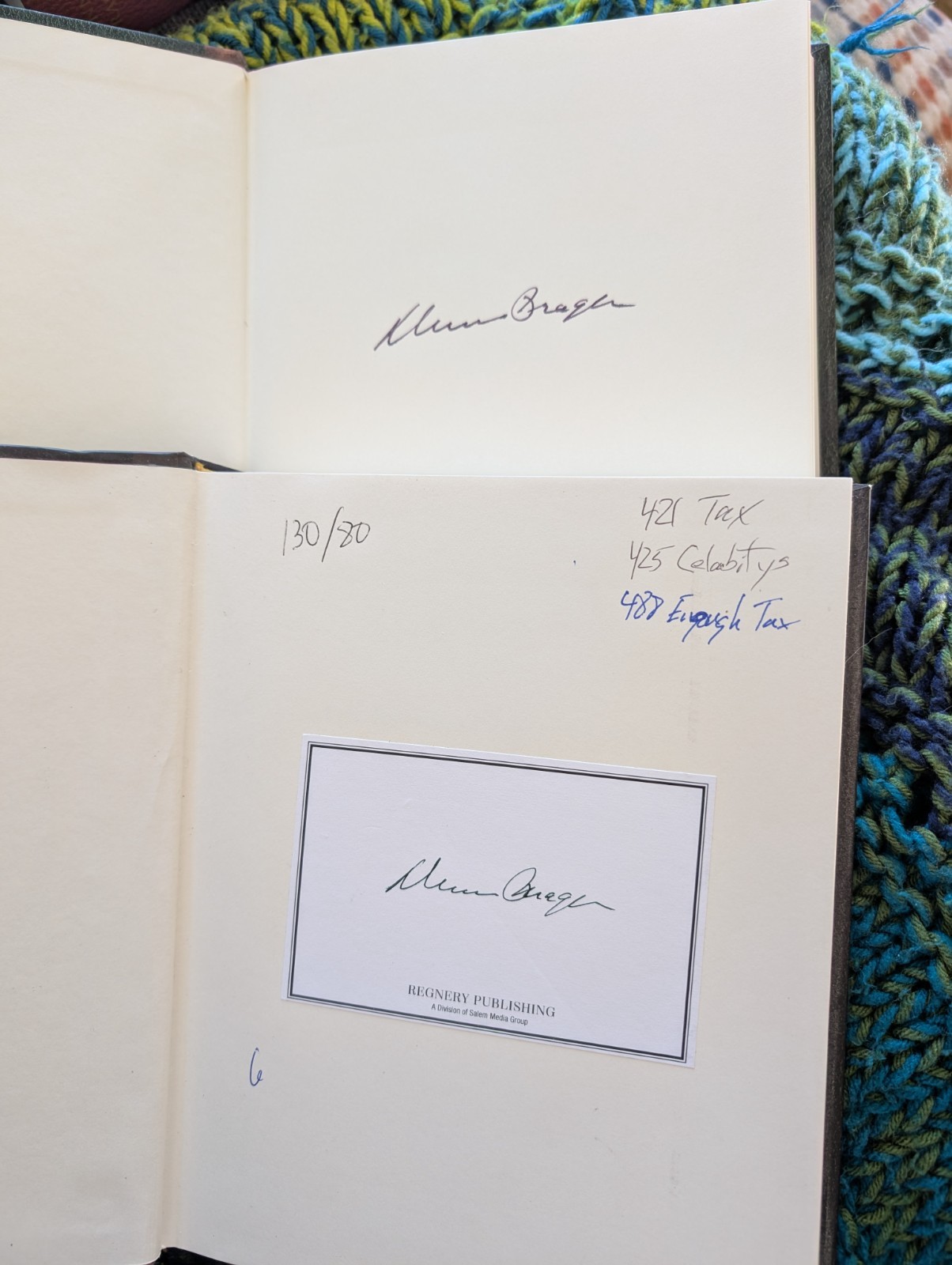SIGNED The Rational Bible Genesis & Exodus Set Dennis Prager 1st Edition HC