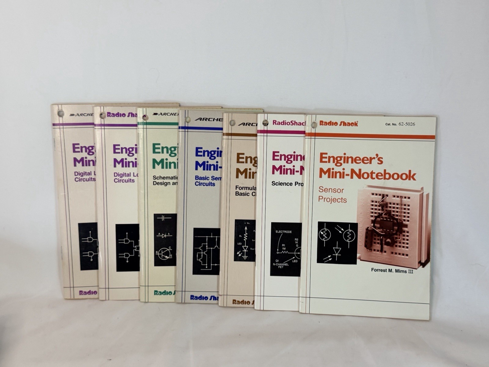Vintage Radio Shack Engineer’s Mini-Notebook Lot of 7
