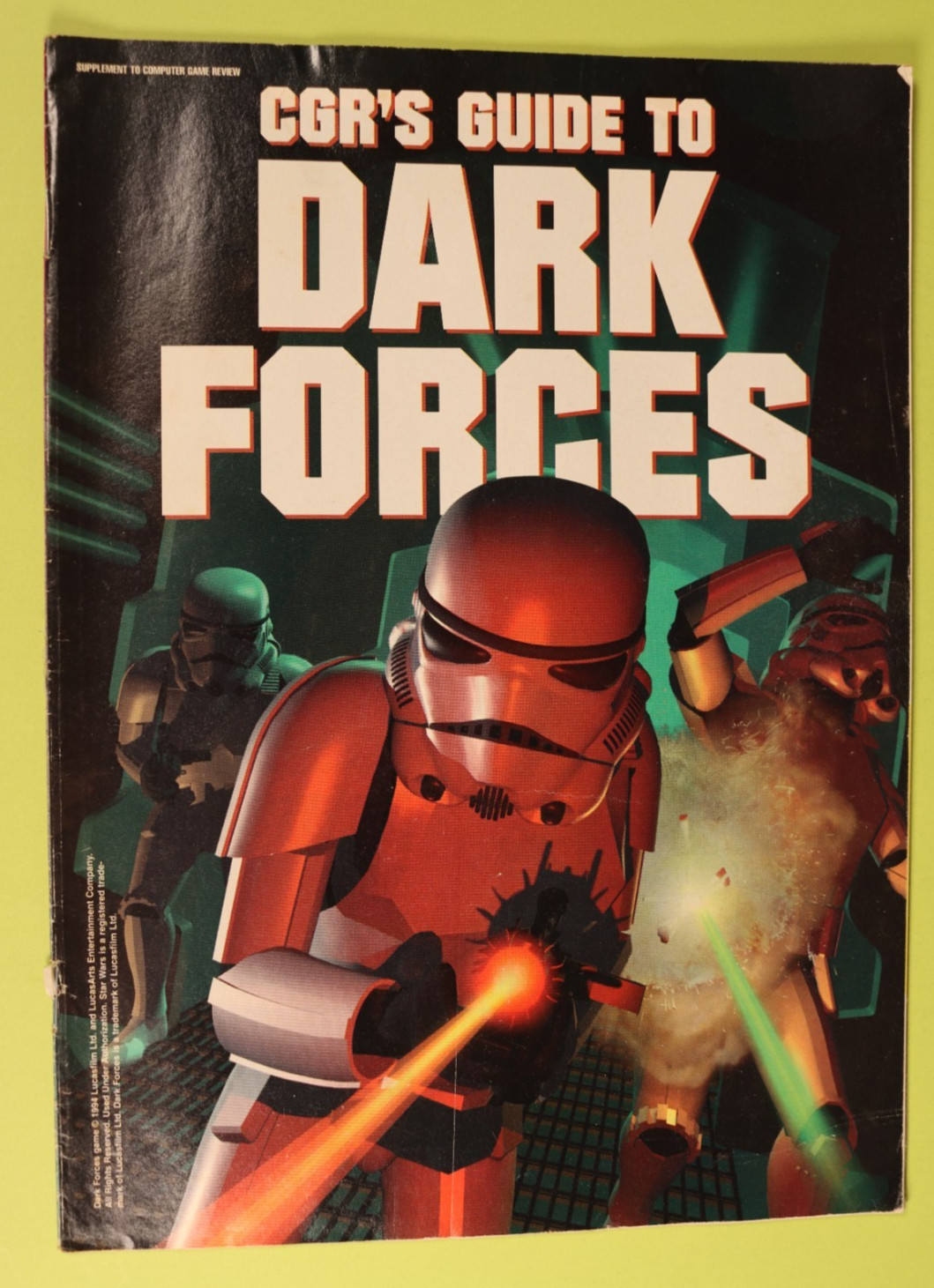 CGR’s Guide to Dark Forces Magazine Vintage 1994 PC Game Strategy Lucasfilm