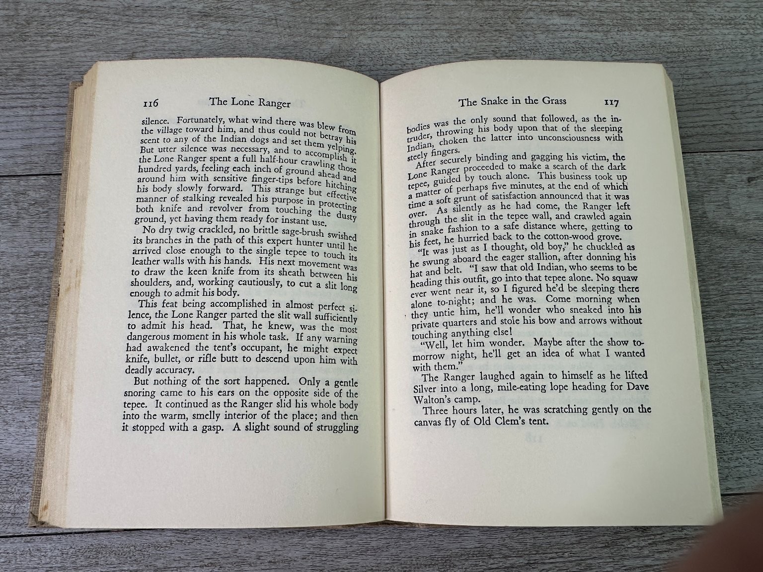 The Lone Ranger Fran Striker 1936 Vintage Hardcover Western Adventure Grosset &