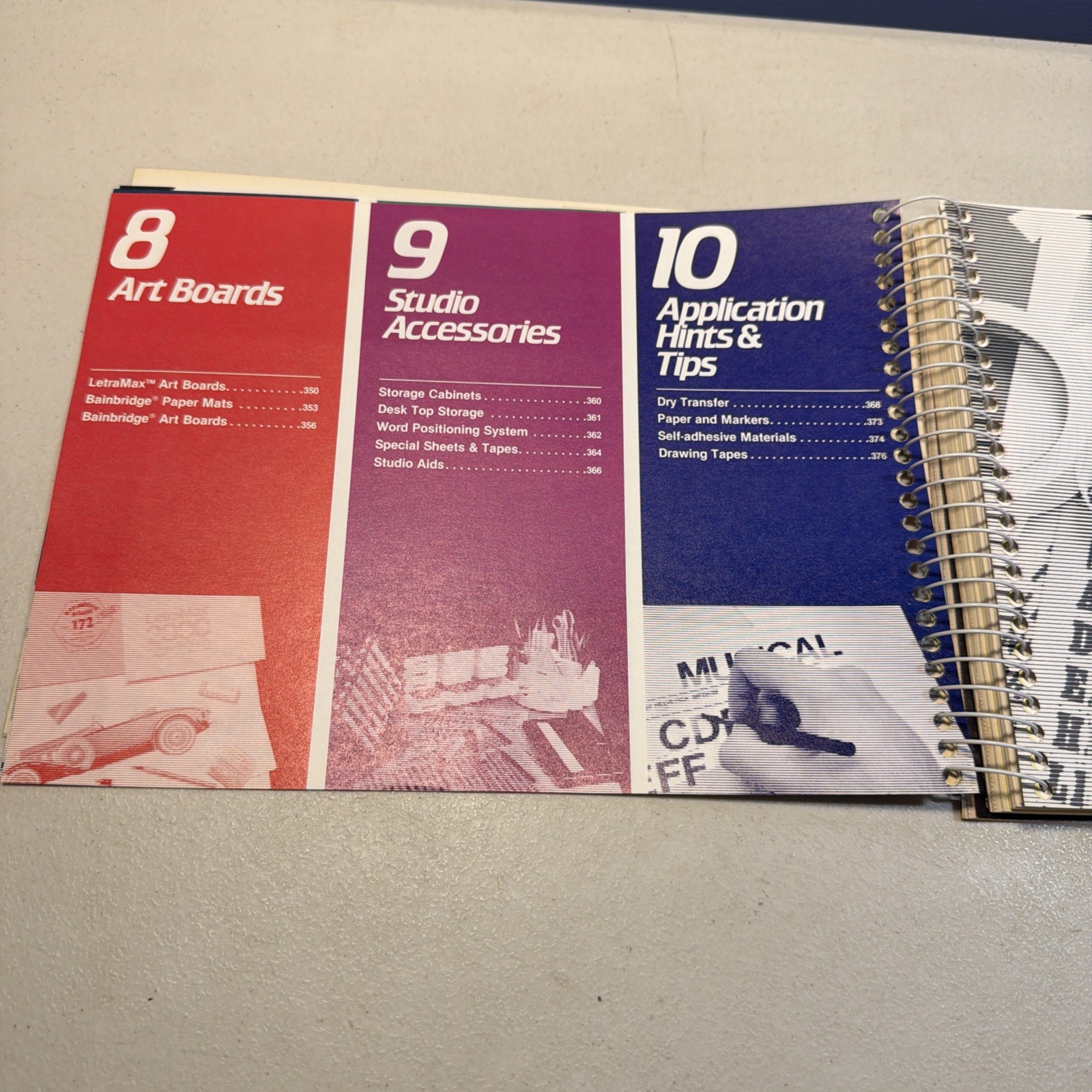 1986 LETRASET Graphic Art Reference Manual Pantone Color Guide