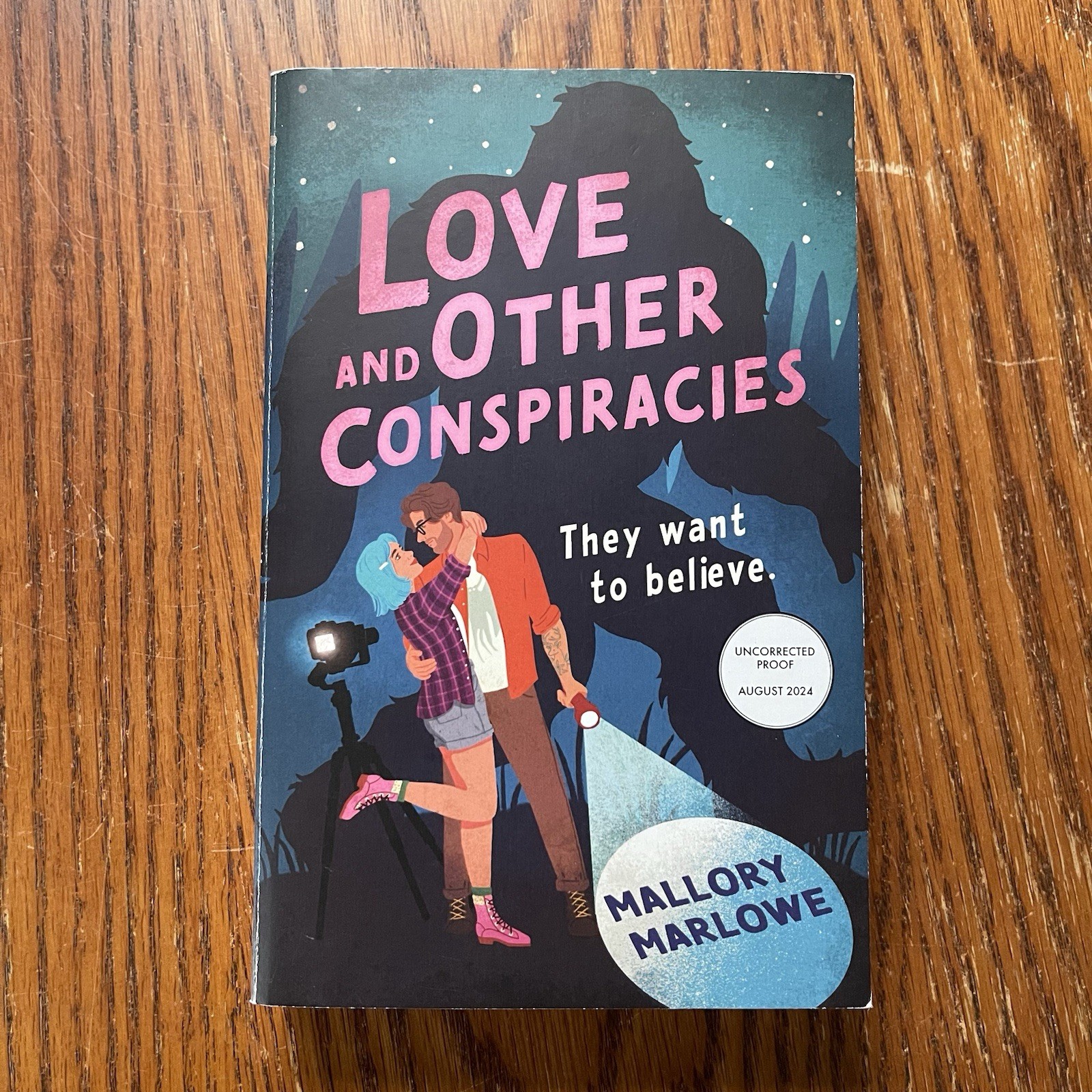 Love and Other Conspiracies Mallory Marlowe ARC Advance Reader Copy