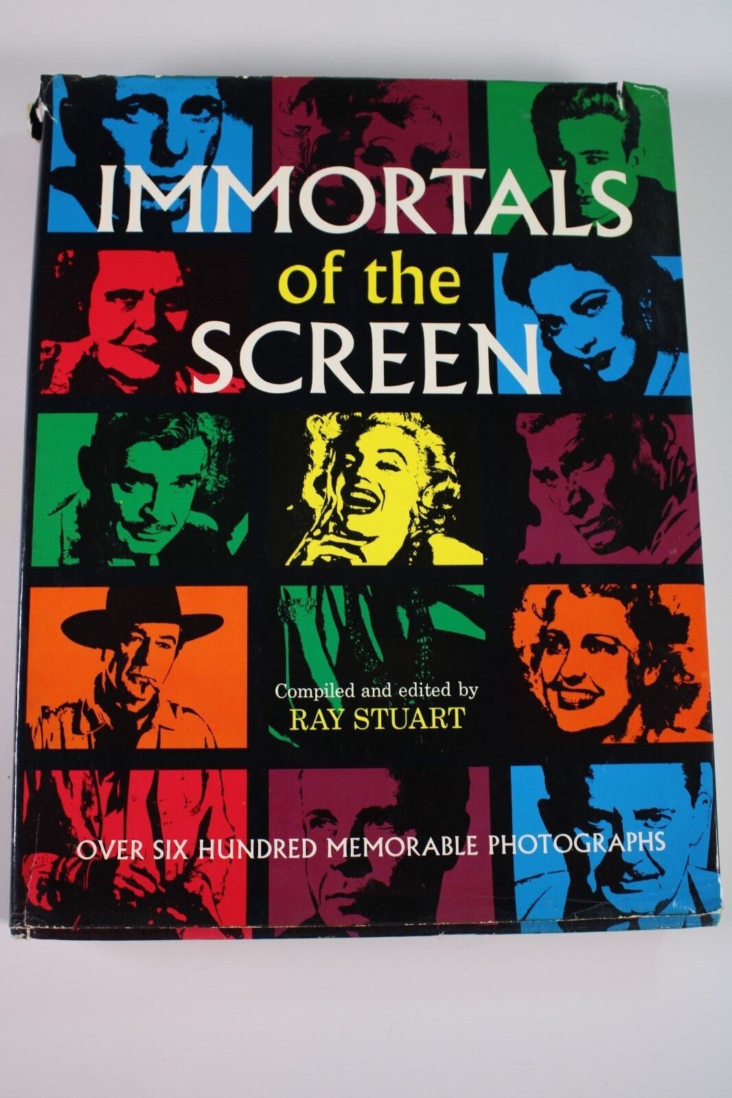1965 Hardback DJ Immortals of the Screen Compiled/Edited Ray Stuart 600 Photos