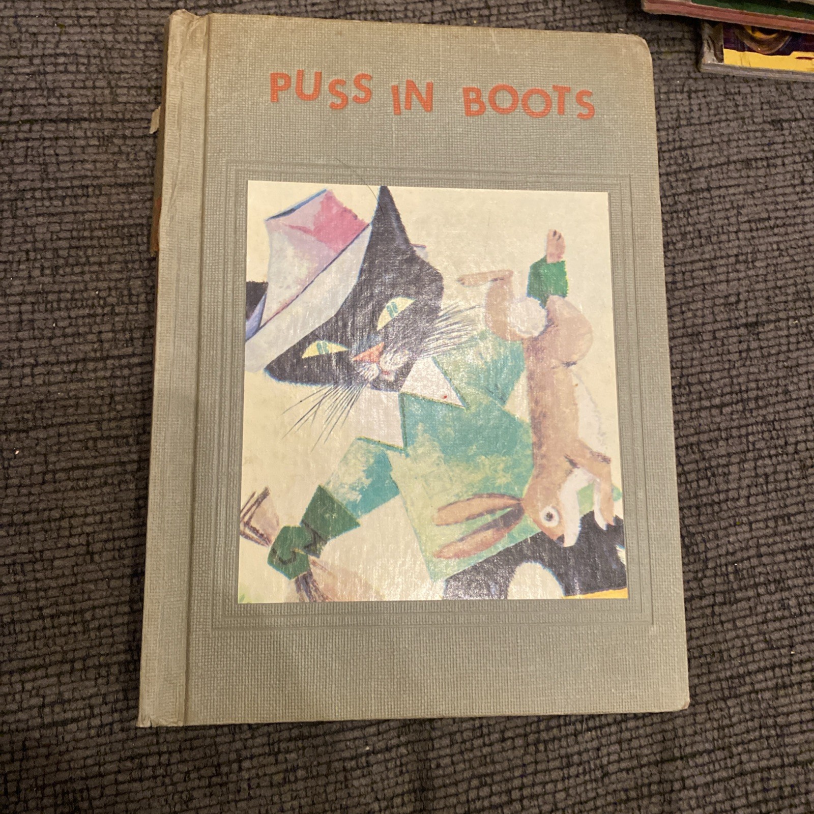 Puss in Boots Vintage 1961 Hardback Jean Lee Latham Bobbs Merrill Good Condition