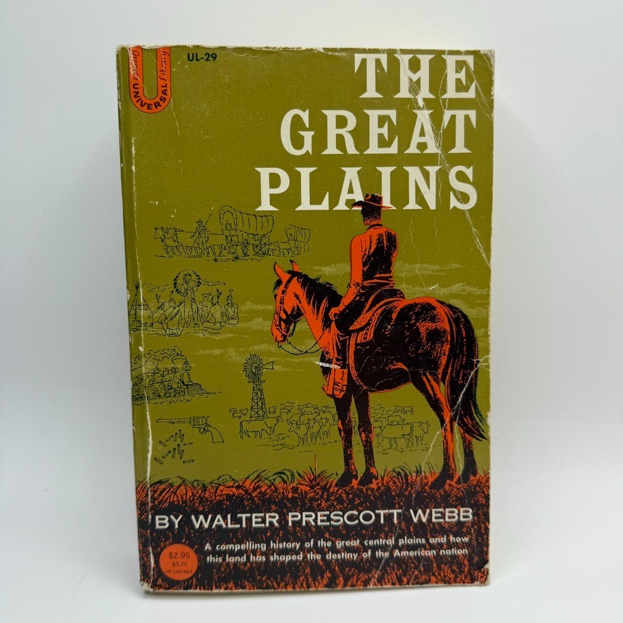 The Great Plains by Walter Prescott Webb Paperback 1973 Printing