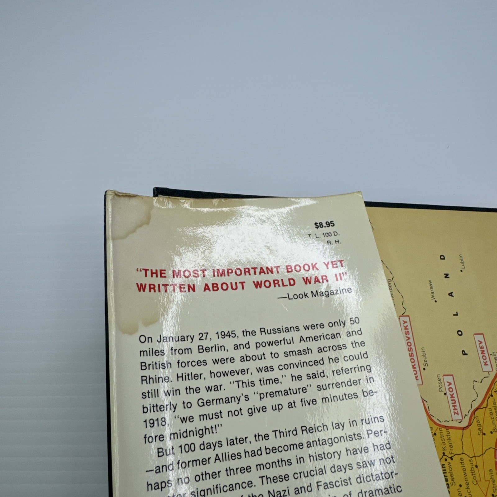 The Last 100 Days John Toland First Print 1966 Random House Final Days of WWII