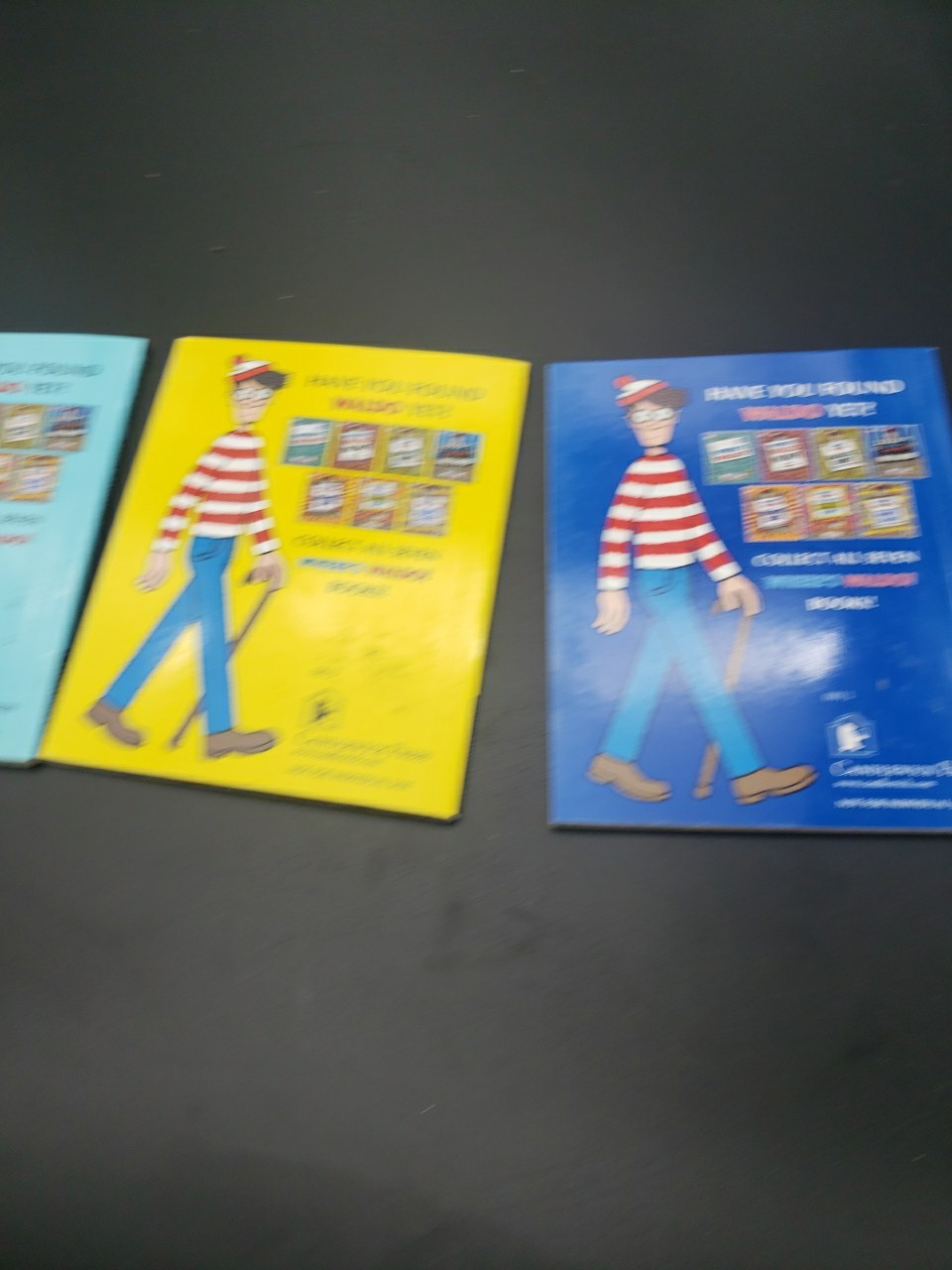 Where’s Waldo Papperback 1 ,3,4