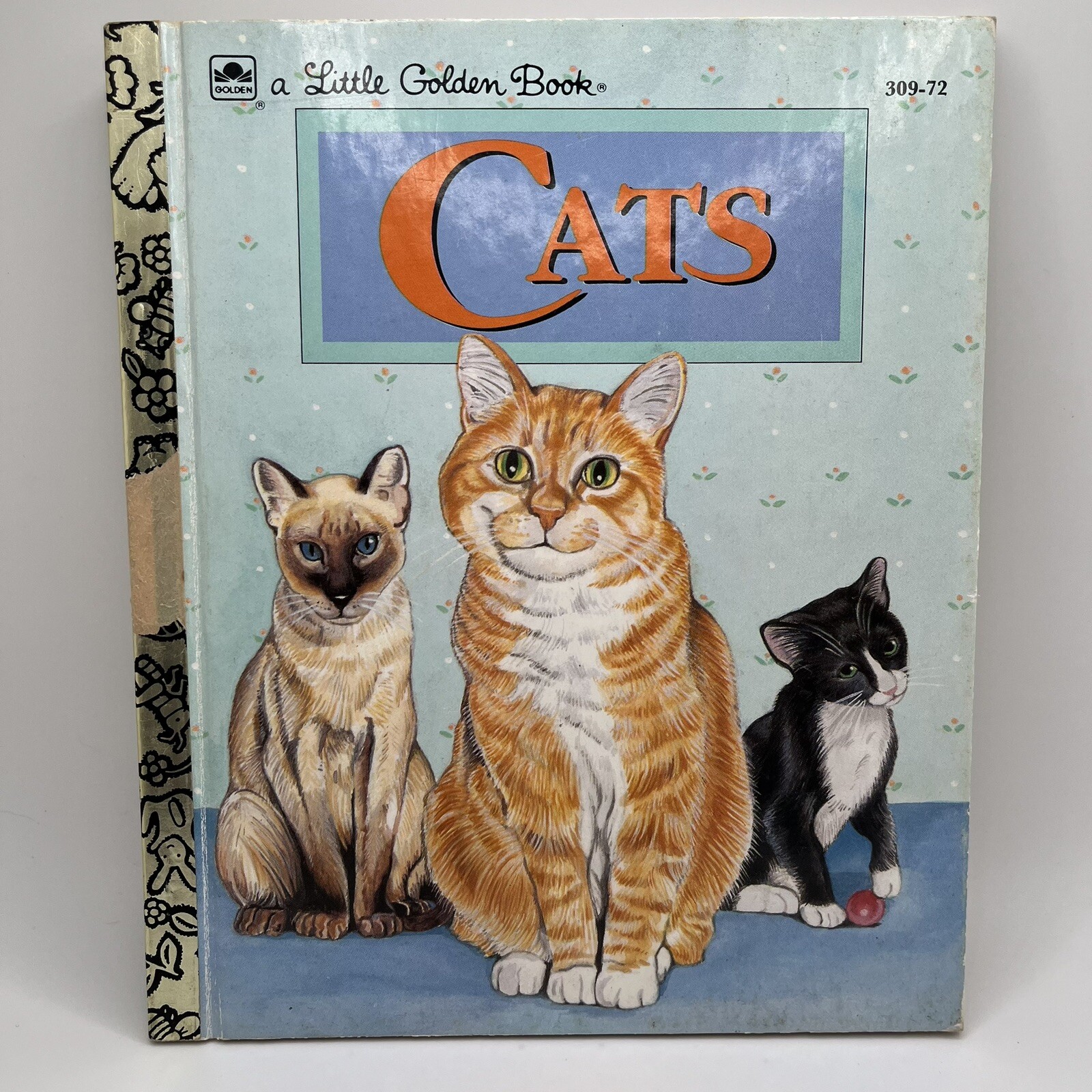 A Little Golden Book – Cats – #309-72 1994 Vintage Book