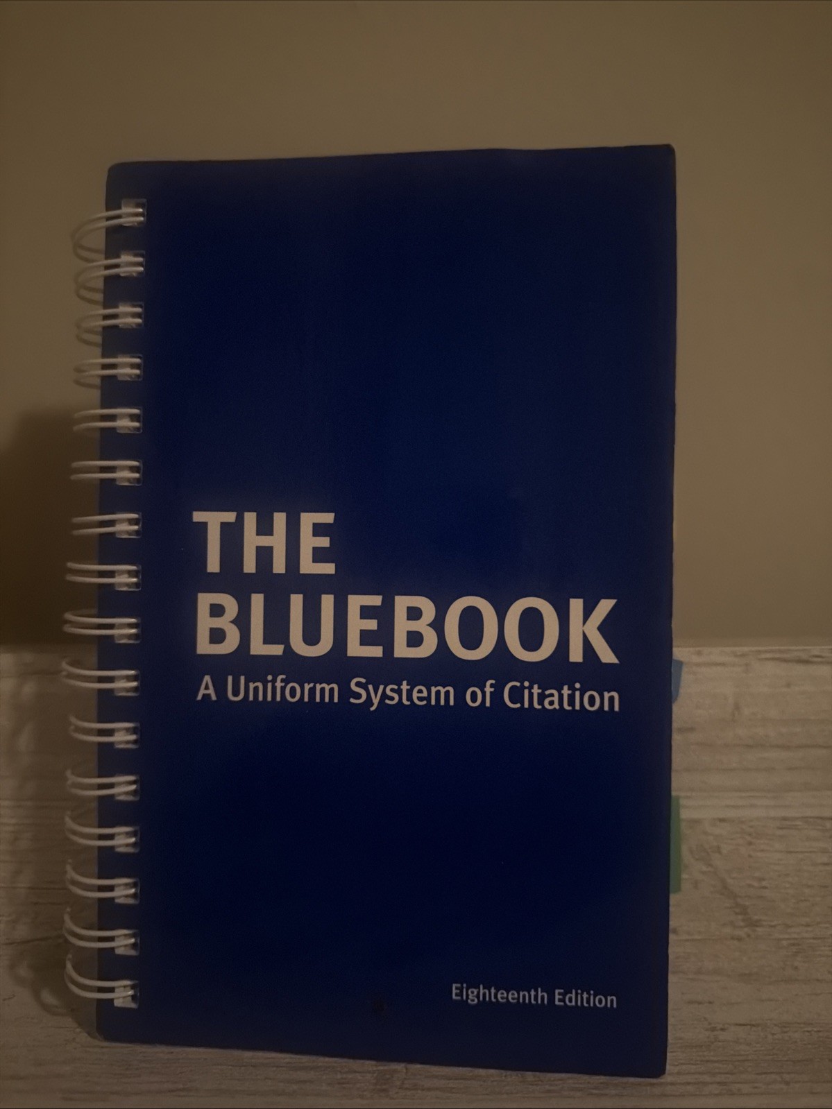 The Bluebook: A Uniform System of Citation, 18th Edition