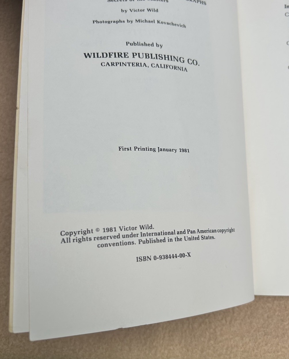 How To Take And Sell Erotic Photographs by Victor Wild Vintage 1981 1st Printing